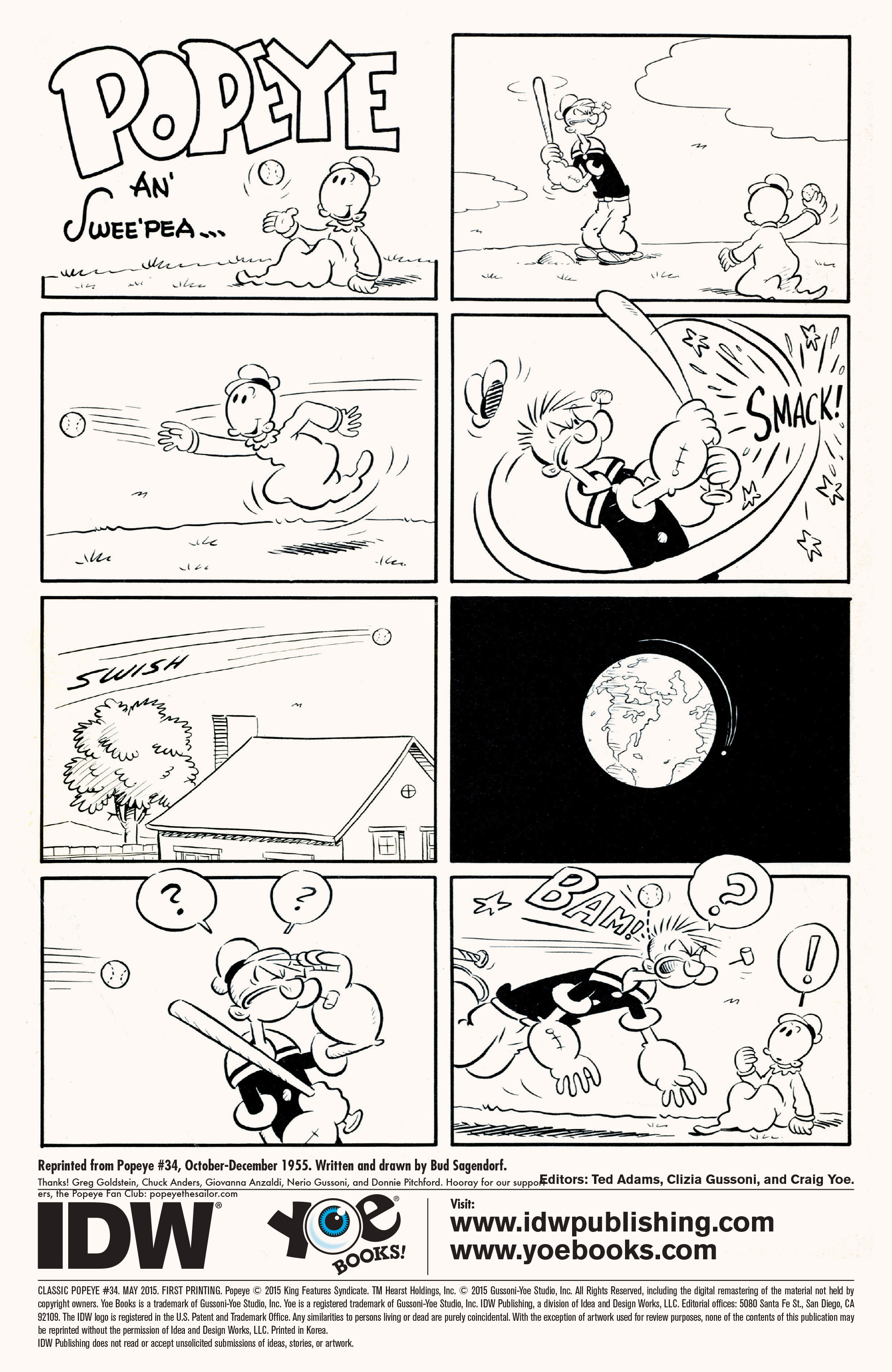 Read online Classic Popeye comic -  Issue #34 - 2
