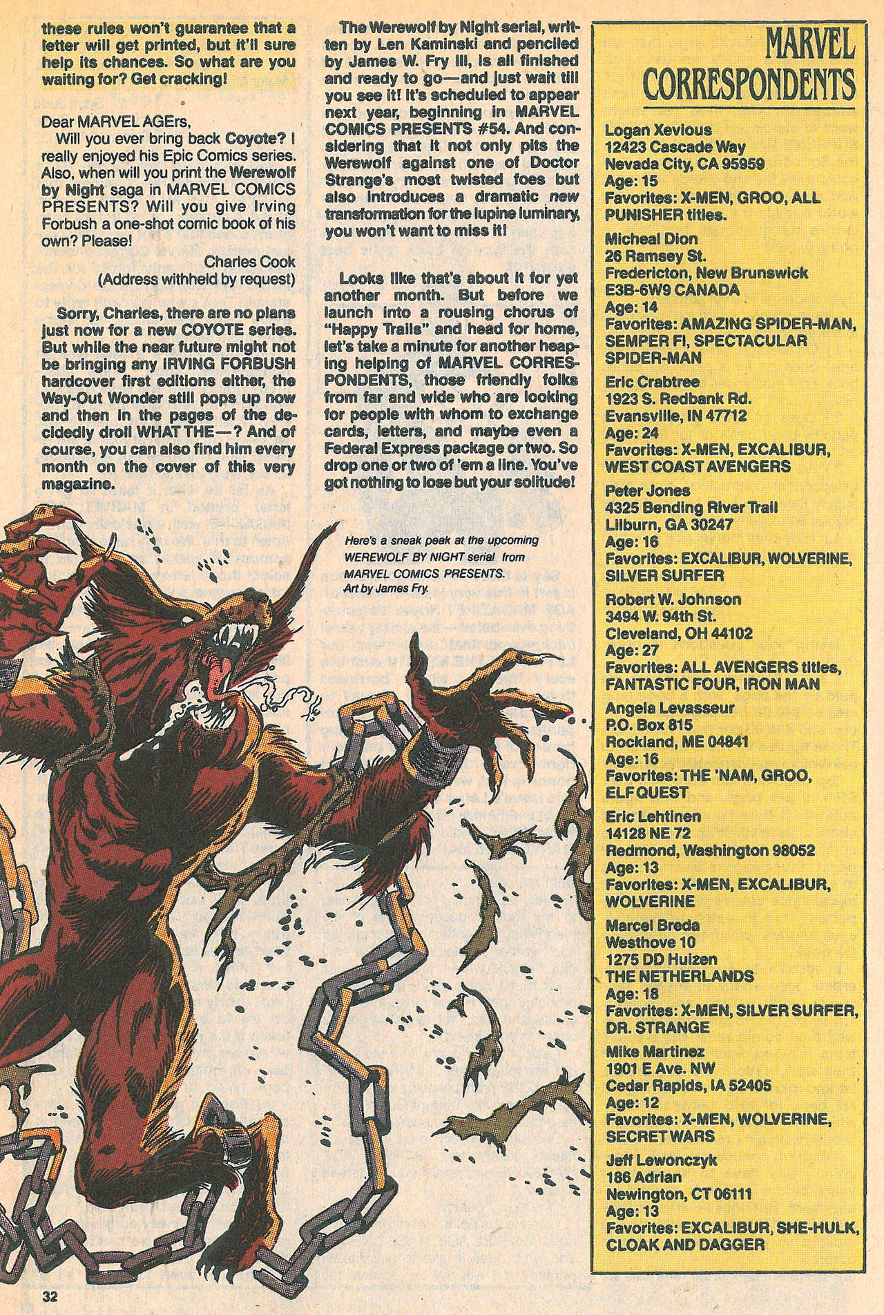 Read online Marvel Age comic -  Issue #85 - 33