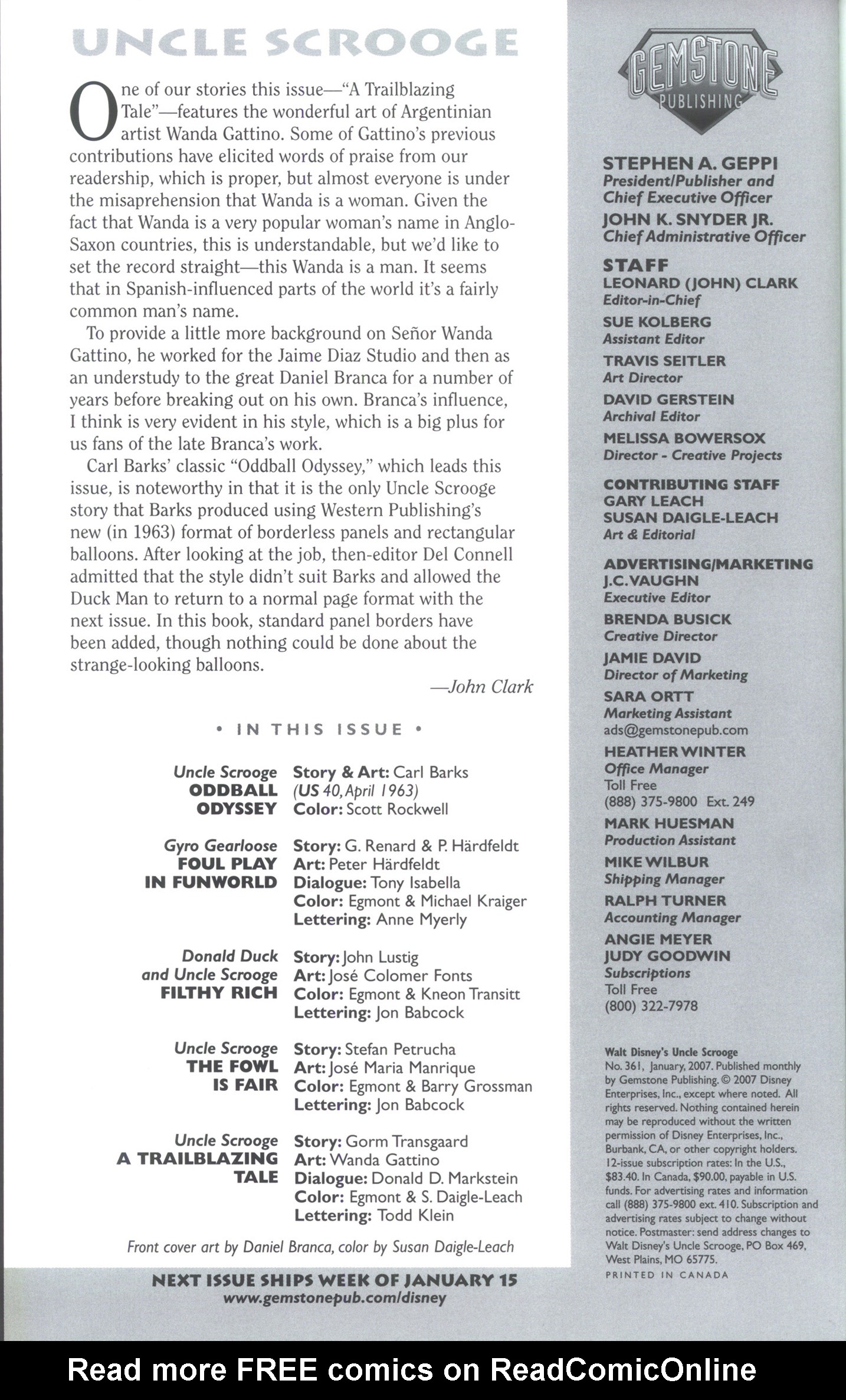 Read online Uncle Scrooge (1953) comic -  Issue #361 - 2