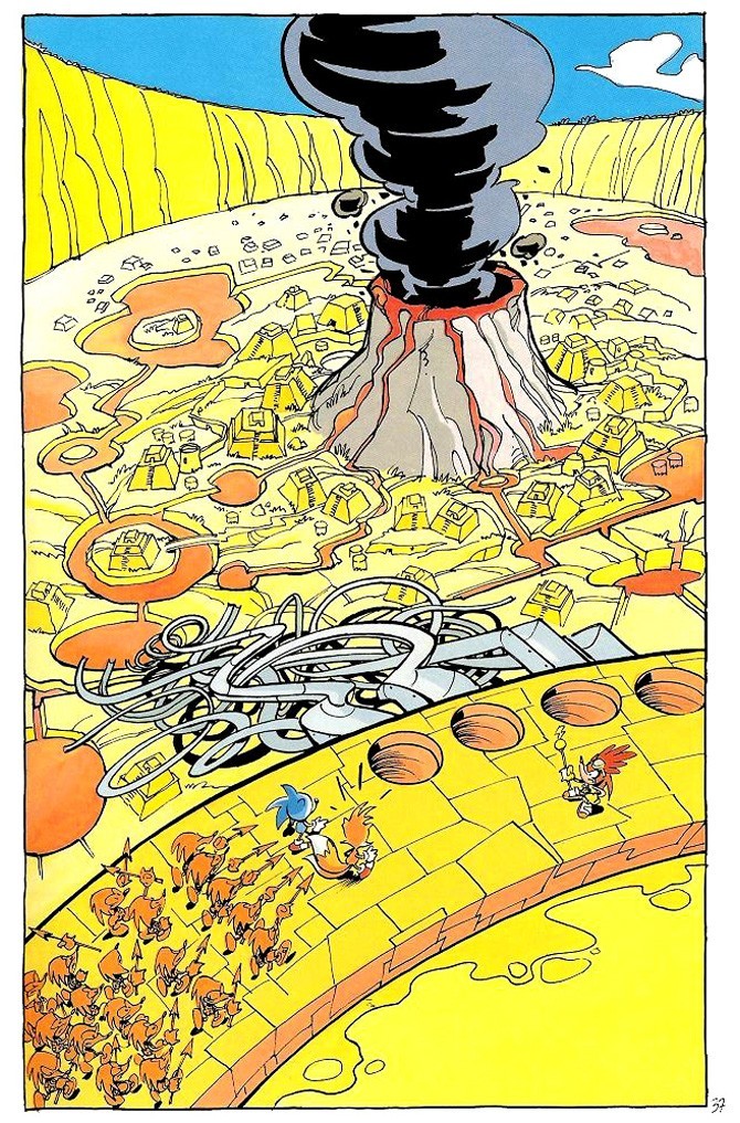 Read online Sonic Adventures: Dans Les Griffes De Robotnik comic -  Issue # Full - 40