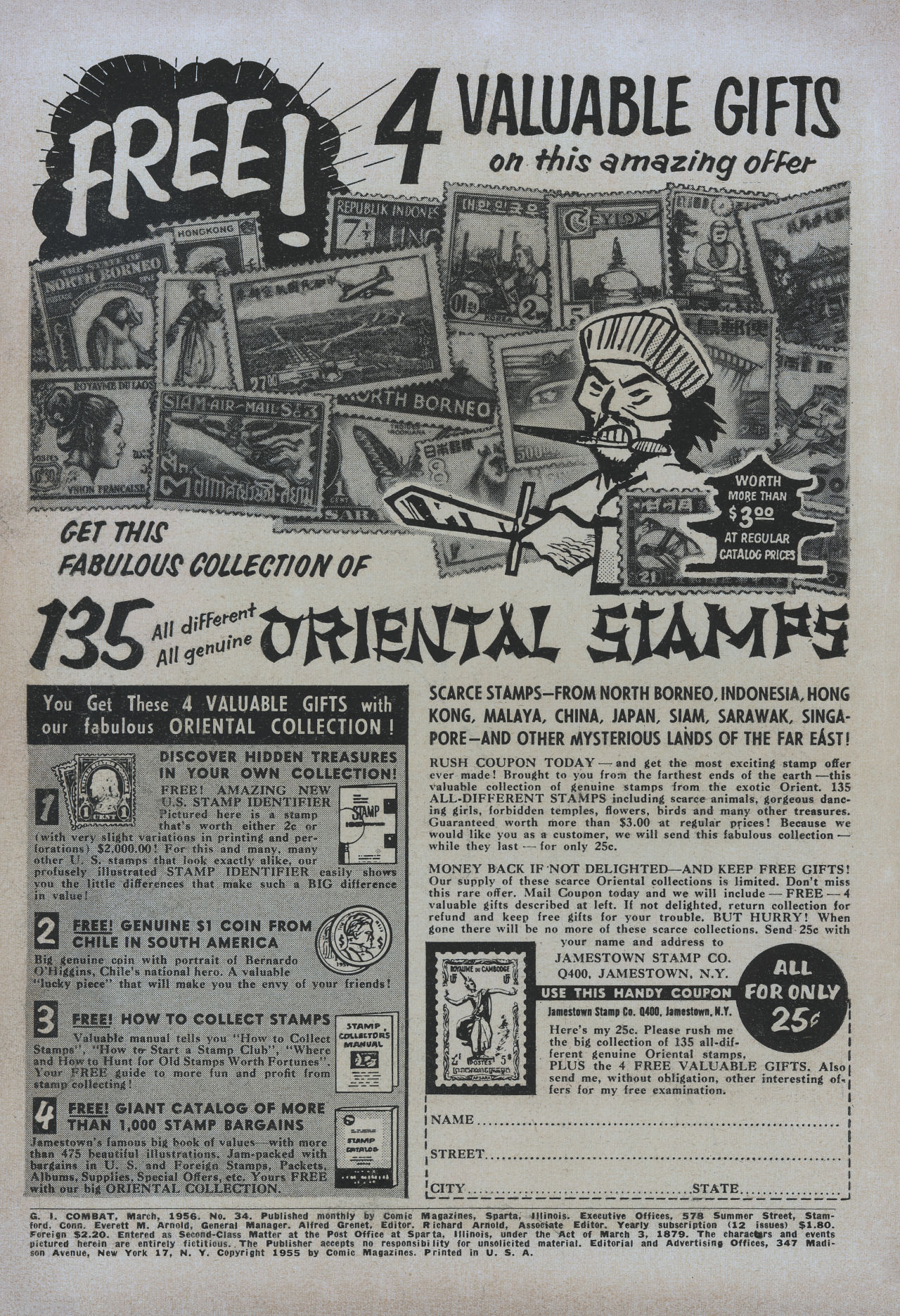 Read online G.I. Combat (1952) comic -  Issue #34 - 2