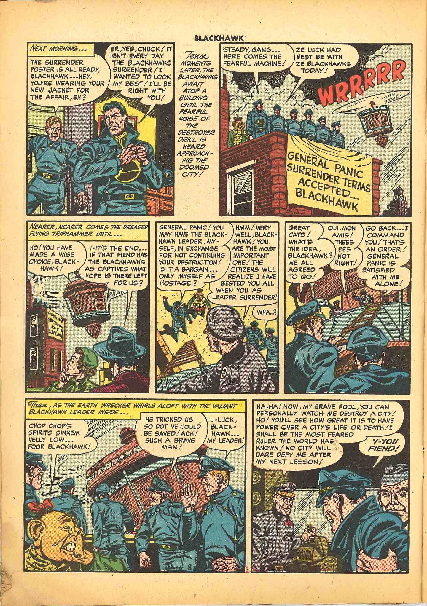 Read online Blackhawk (1957) comic -  Issue #79 - 10