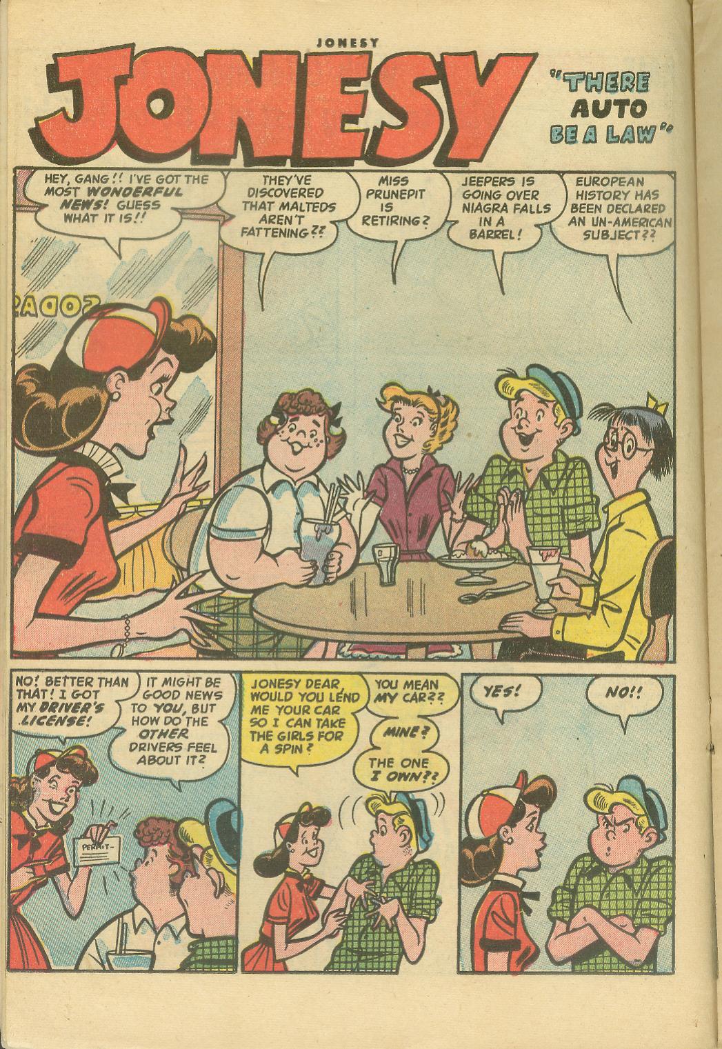 Read online Jonesy (1953) comic -  Issue #7 - 14