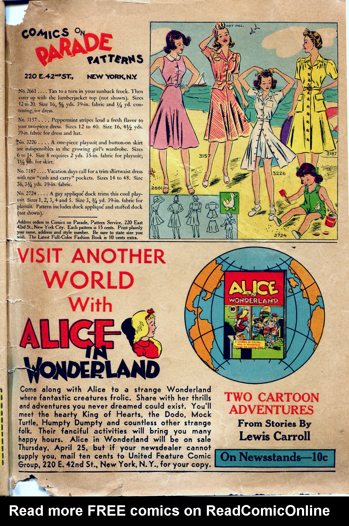 Read online Comics on Parade comic -  Issue #28 - 67