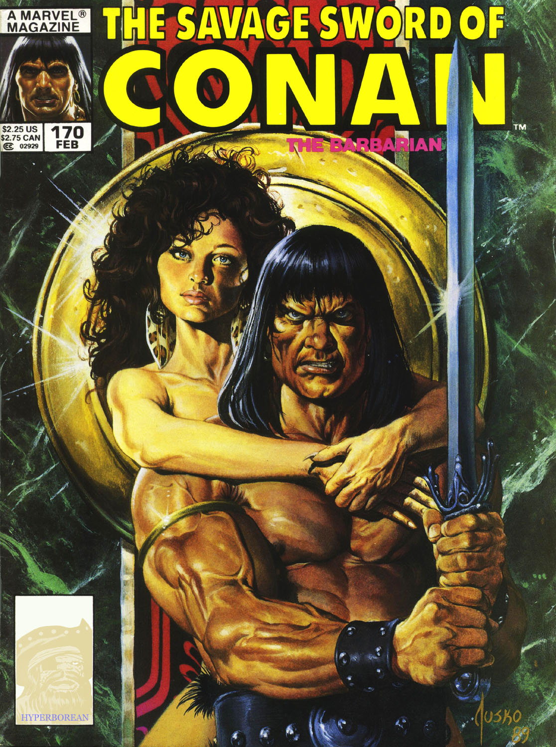 Read online The Savage Sword Of Conan comic -  Issue #170 - 1