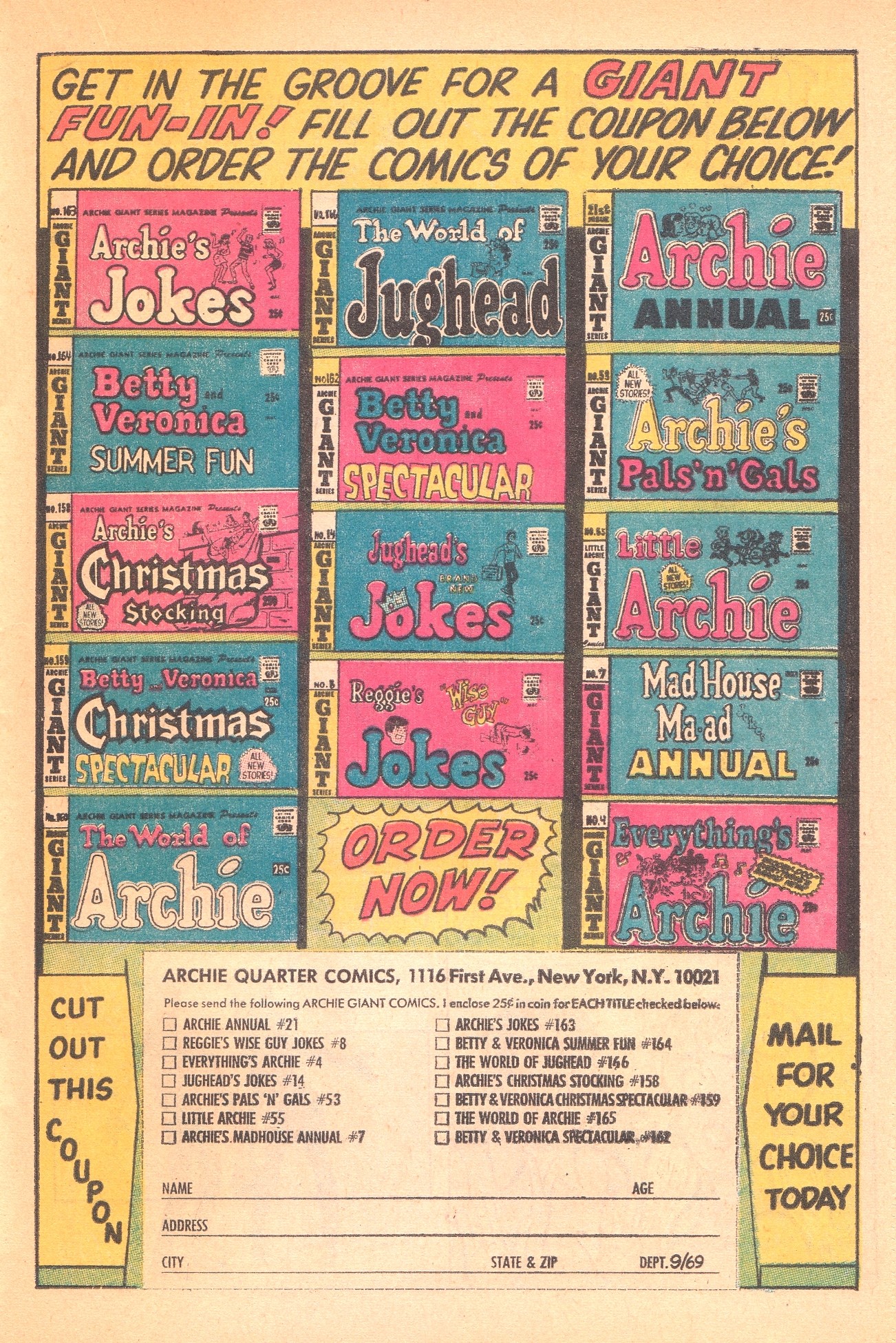Read online Jughead (1965) comic -  Issue #172 - 19