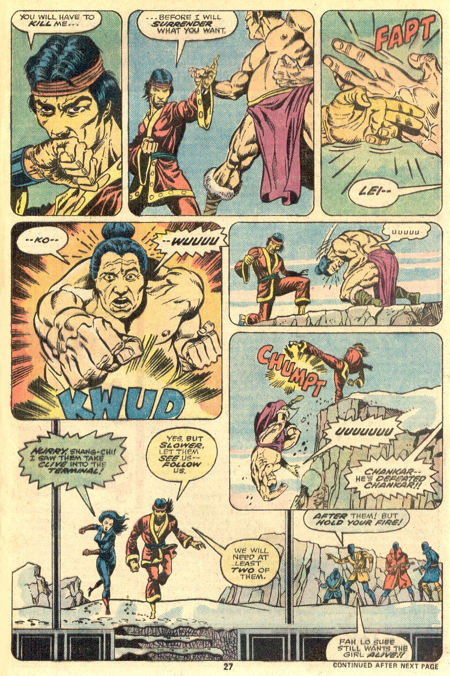 Master of Kung Fu (1974) Issue #46 #31 - English 16