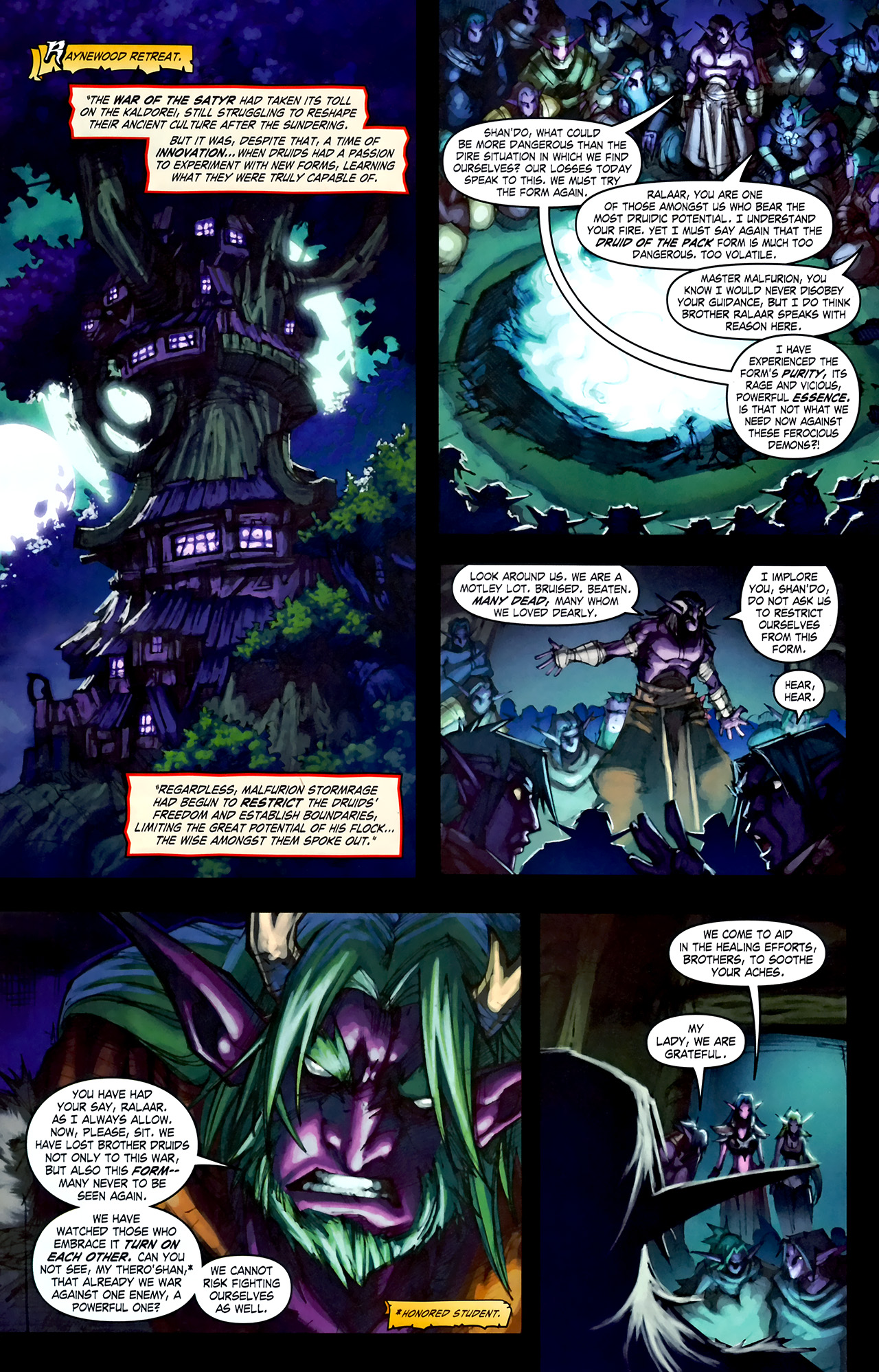 Read online World of Warcraft: Curse of the Worgen comic -  Issue #1 - 26