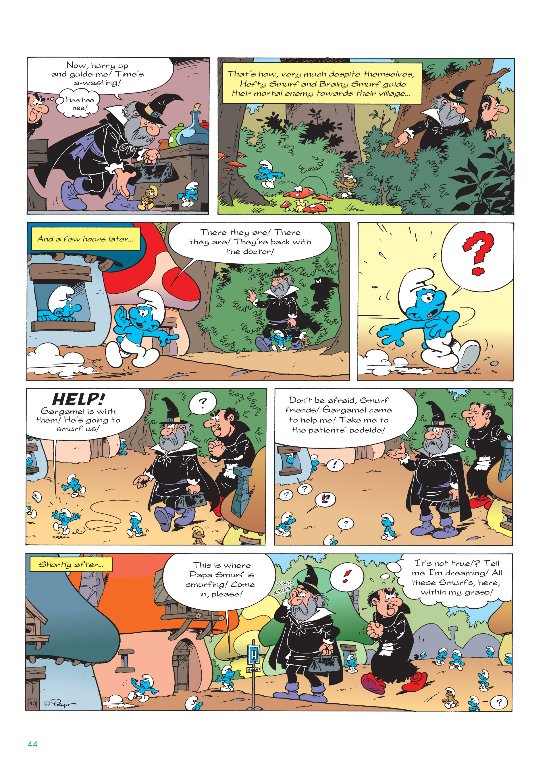 Read online The Smurfs comic -  Issue #20 - 44