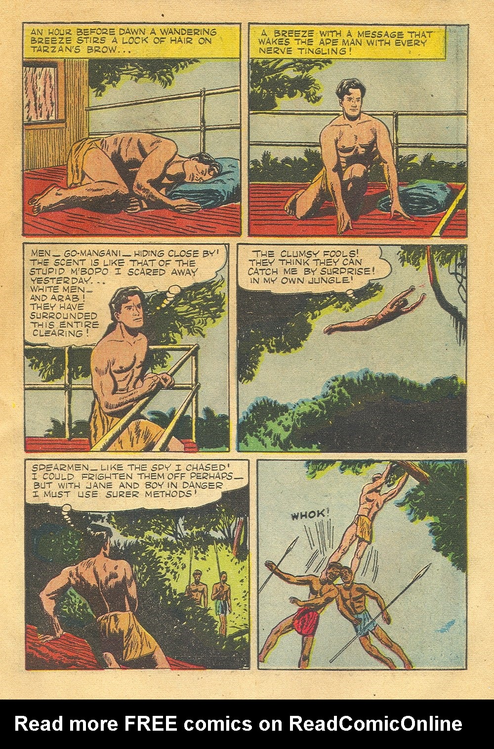 Read online Tarzan (1948) comic -  Issue #5 - 7