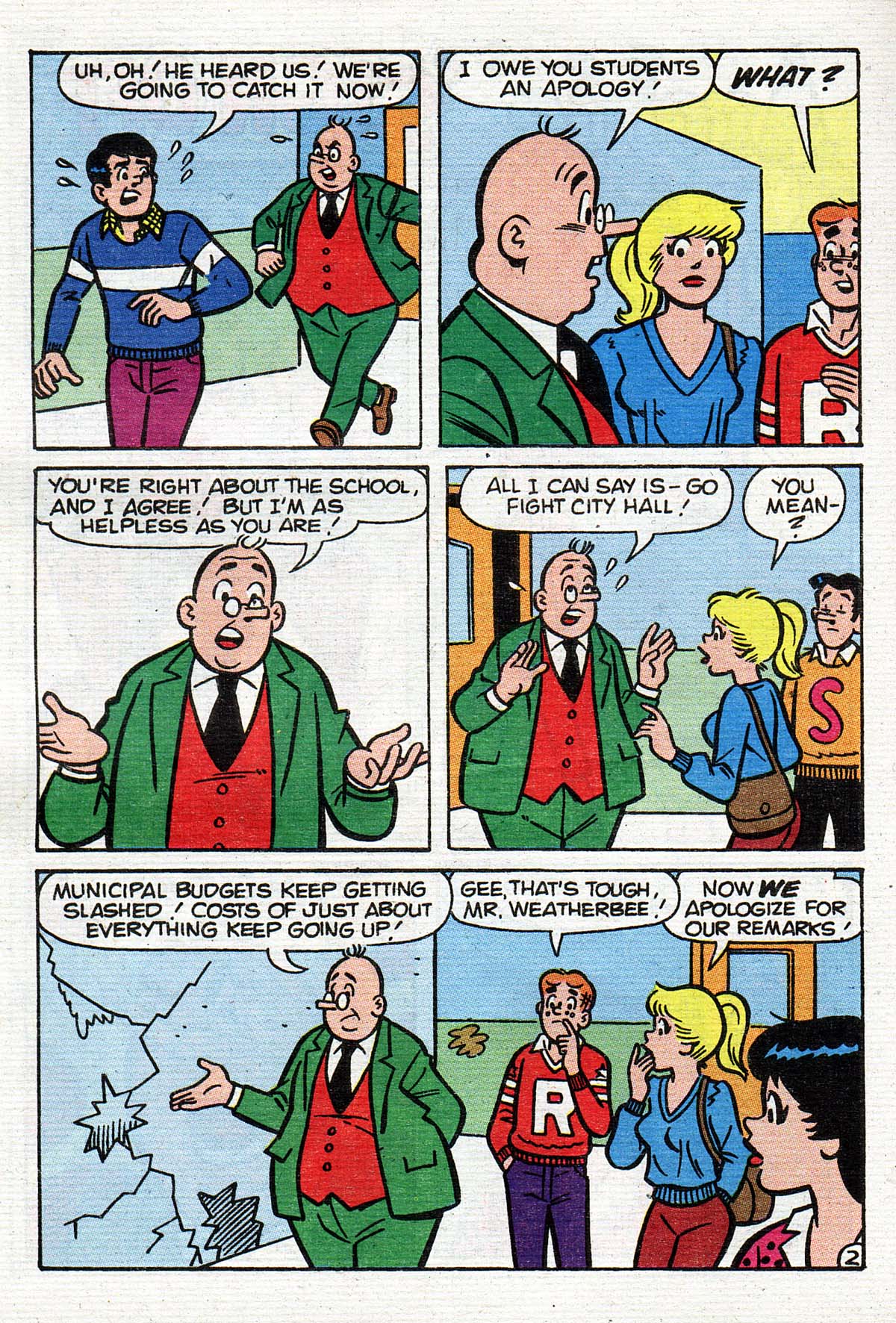 Read online Betty and Veronica Digest Magazine comic -  Issue #54 - 157