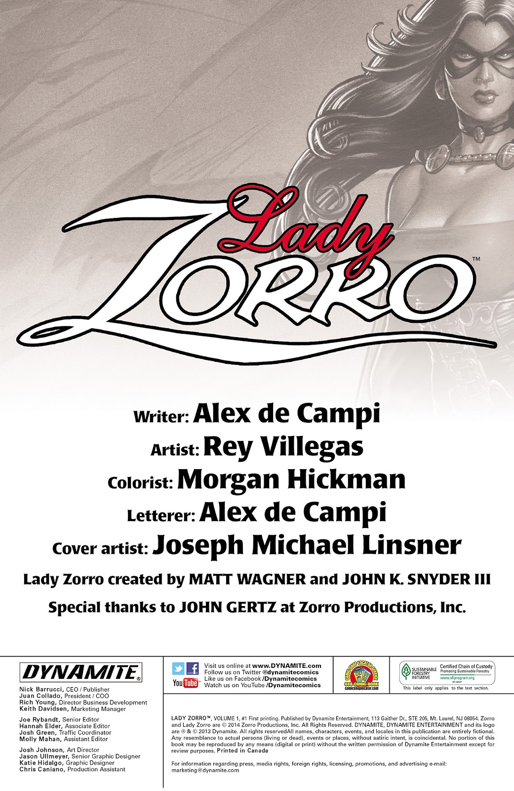 Lady Zorro (2014) issue 1 - Page 2
