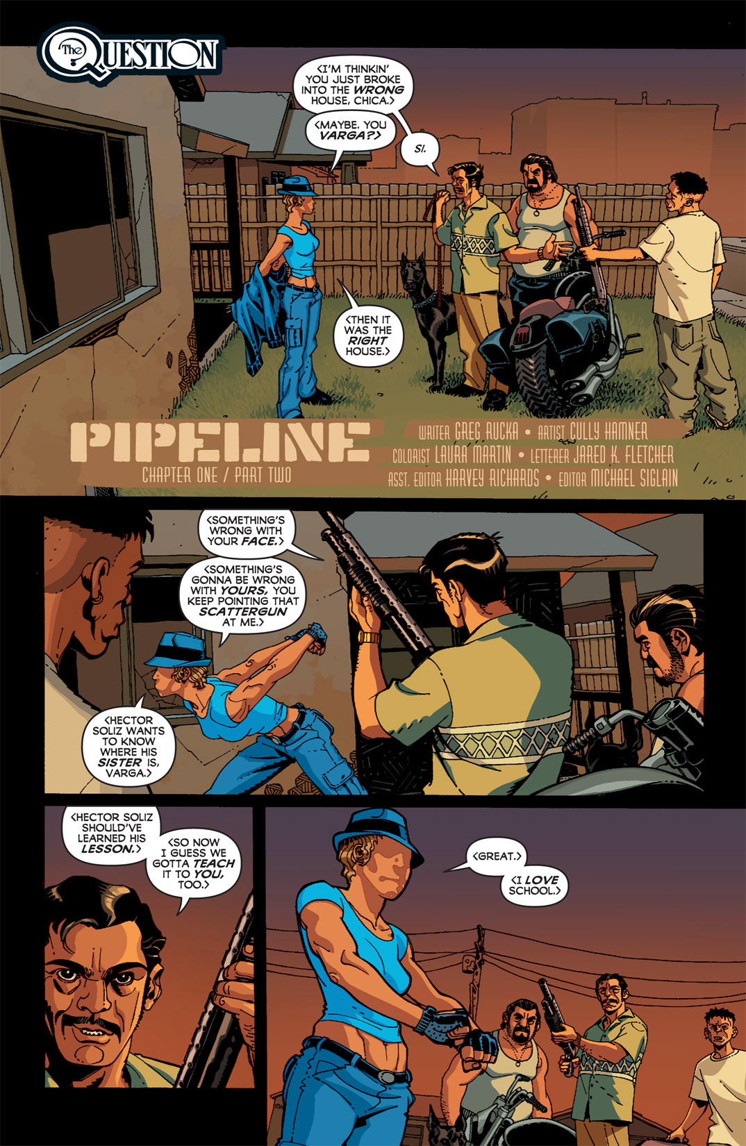 Read online The Question: Pipeline comic -  Issue # TPB - 10