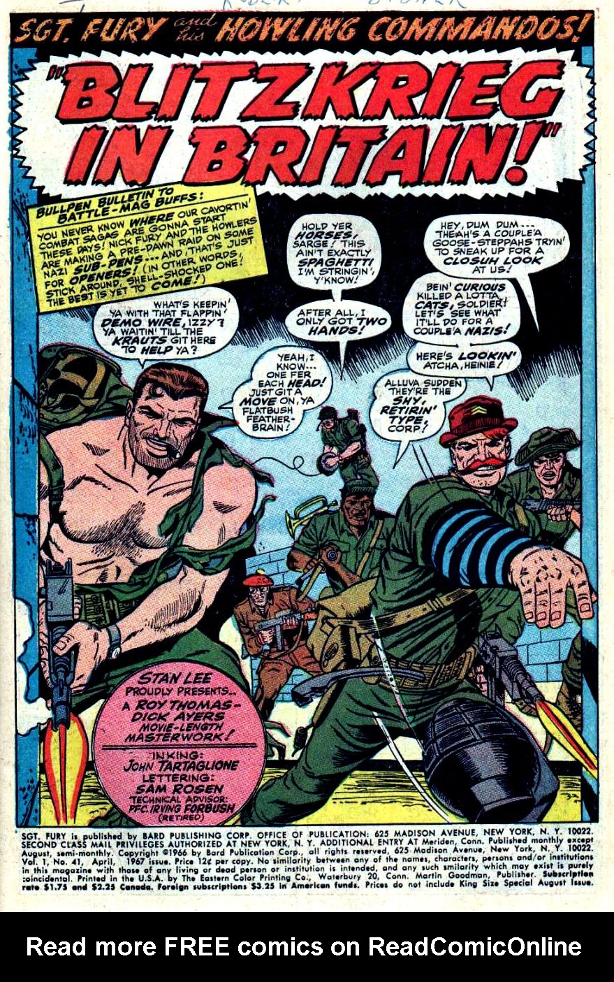 Read online Sgt. Fury comic -  Issue #41 - 3