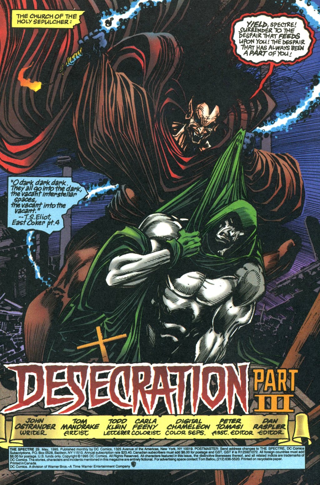 Read online The Spectre (1992) comic -  Issue #29 - 2