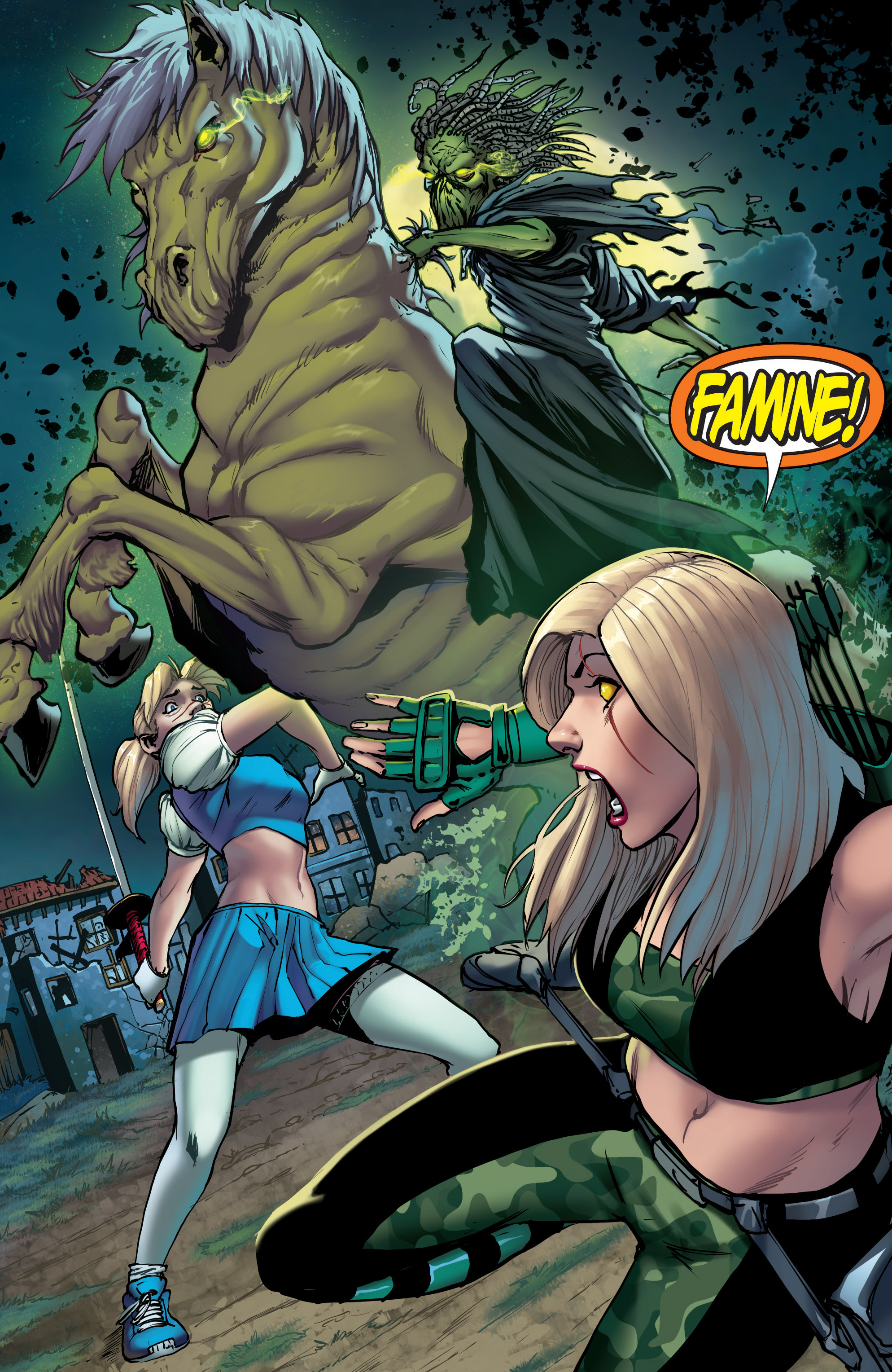 Read online Grimm Fairy Tales: Apocalypse comic -  Issue #5 - 12
