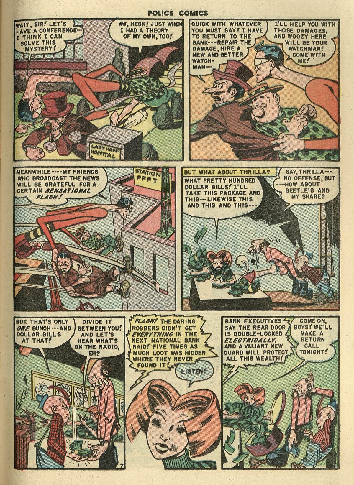 Read online Police Comics comic -  Issue #100 - 9