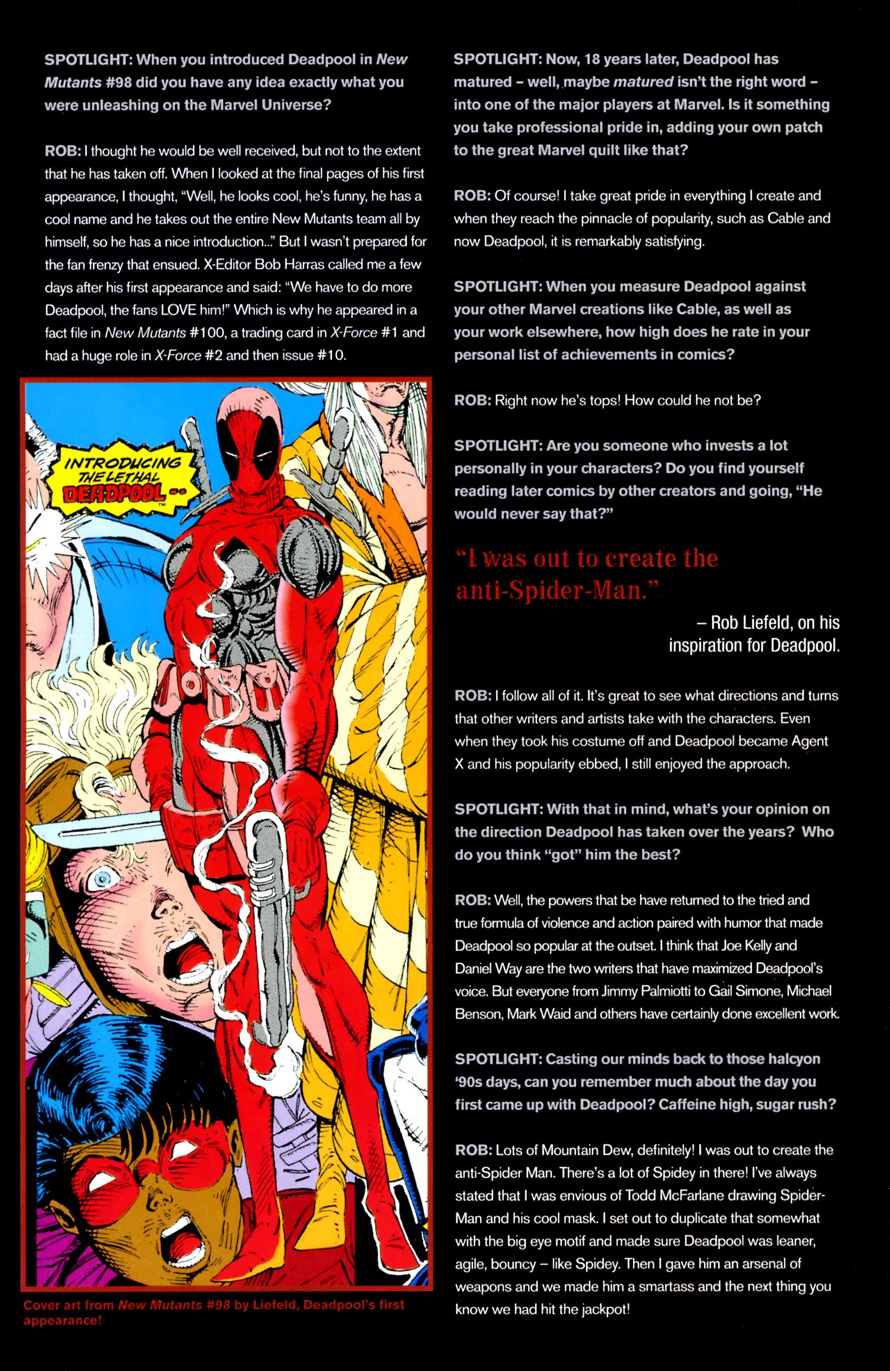 Read online Marvel Spotlight: Deadpool comic -  Issue # Full - 9
