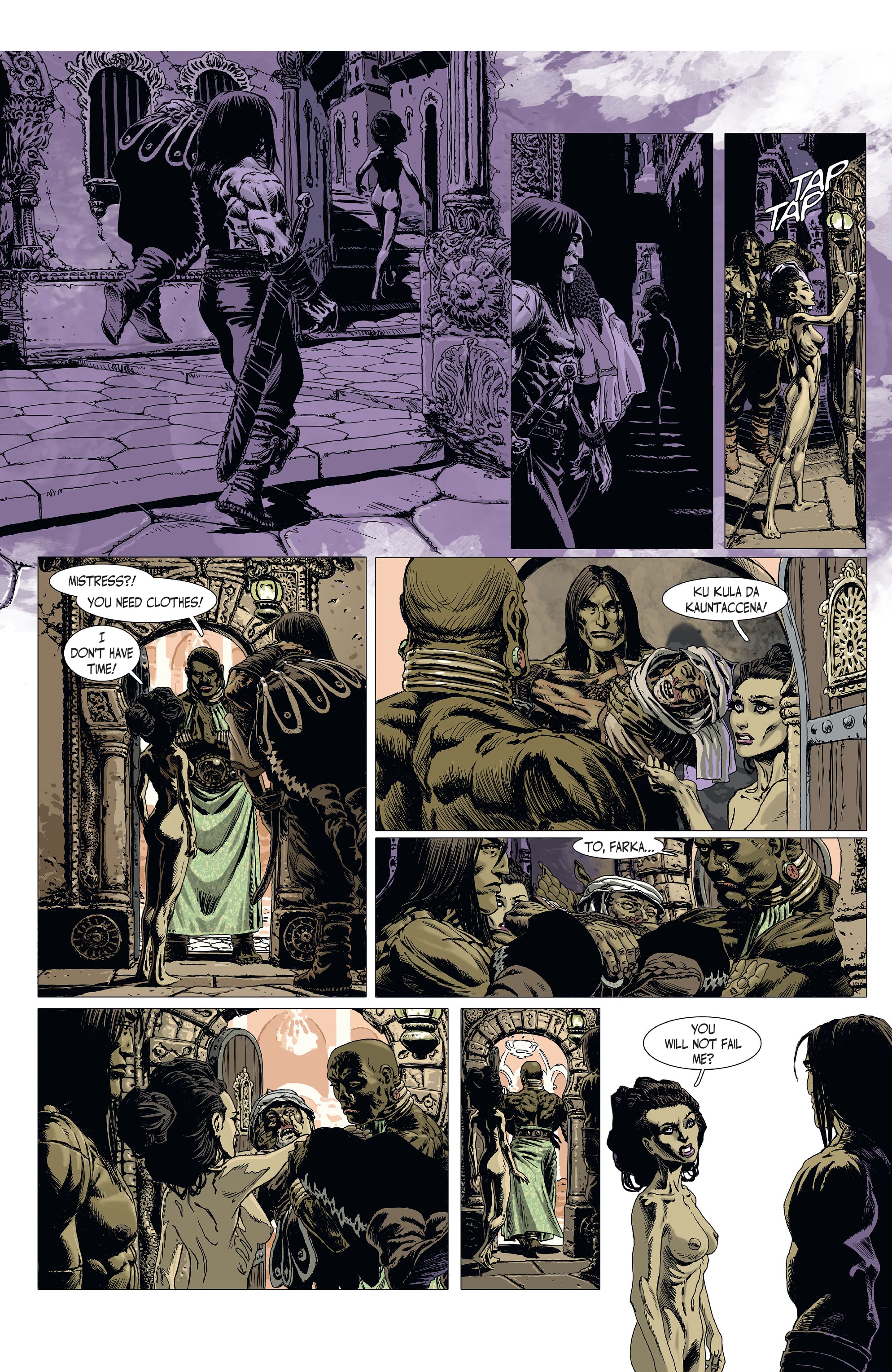 Read online The Cimmerian: The Man-Eaters Of Zamboula comic -  Issue #2 - 4