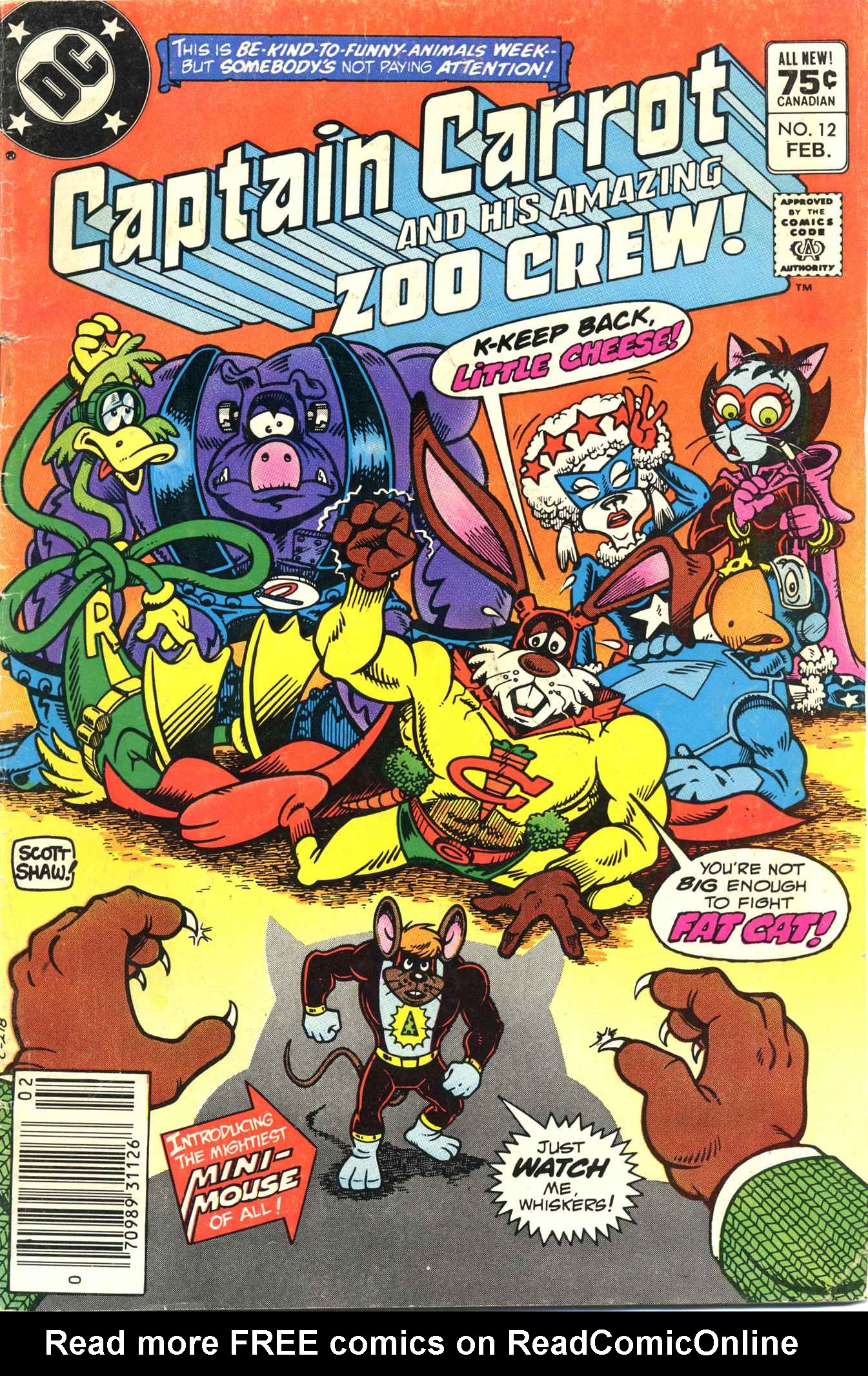 Read online Captain Carrot and His Amazing Zoo Crew! comic -  Issue #12 - 1