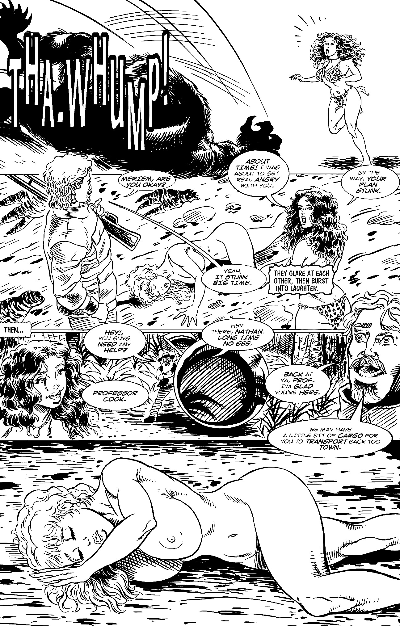 Read online Cavewoman: Feeding Grounds comic -  Issue #2 - 16