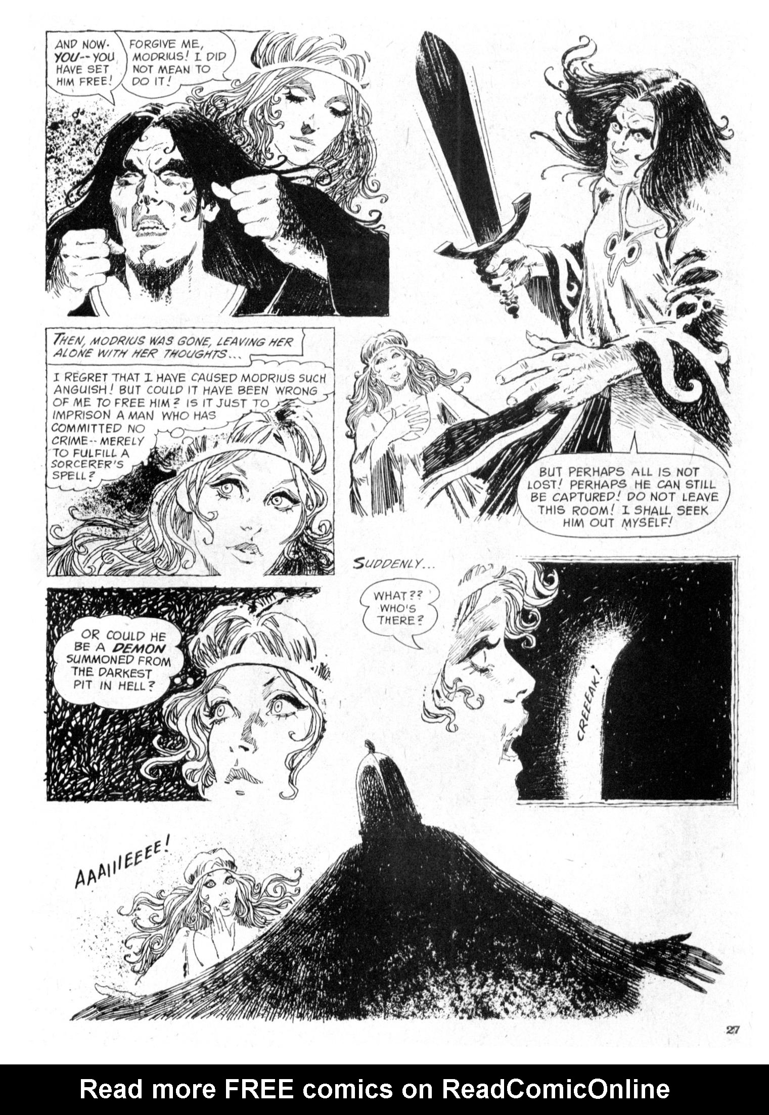 Read online Vampirella (1969) comic -  Issue #109 - 27