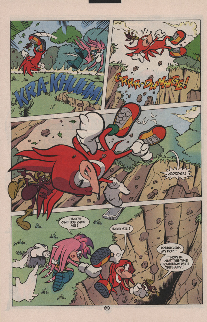 Read online Knuckles the Echidna comic -  Issue #4 - 26