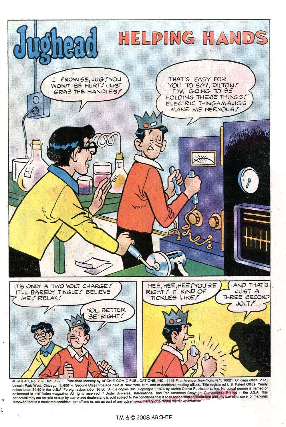 Read online Jughead (1965) comic -  Issue #259 - 3