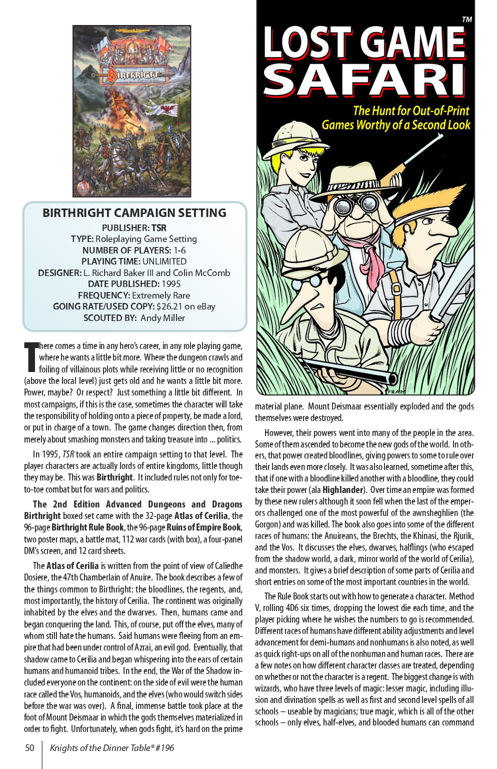 Read online Knights of the Dinner Table comic -  Issue #196 - 52
