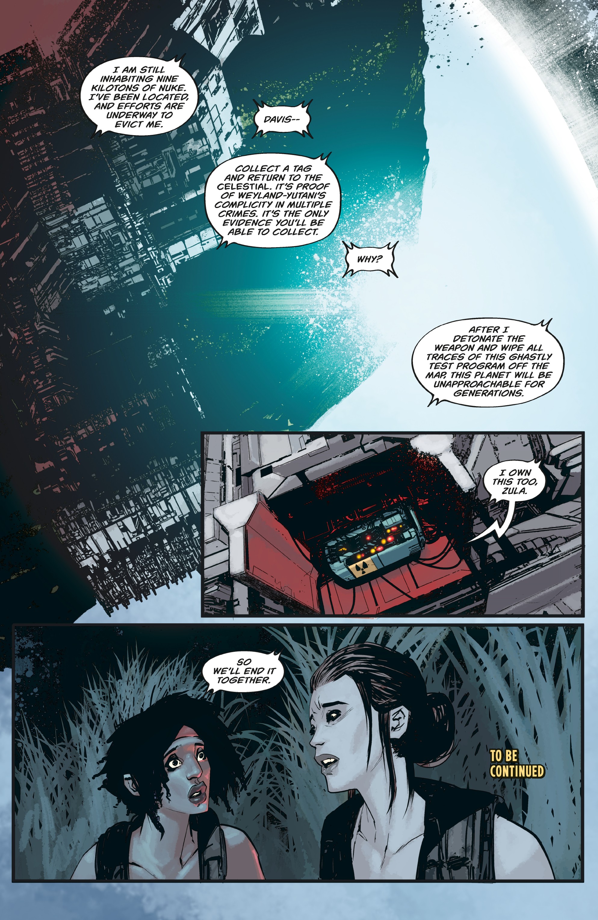 Read online Aliens: Resistance comic -  Issue #3 - 22