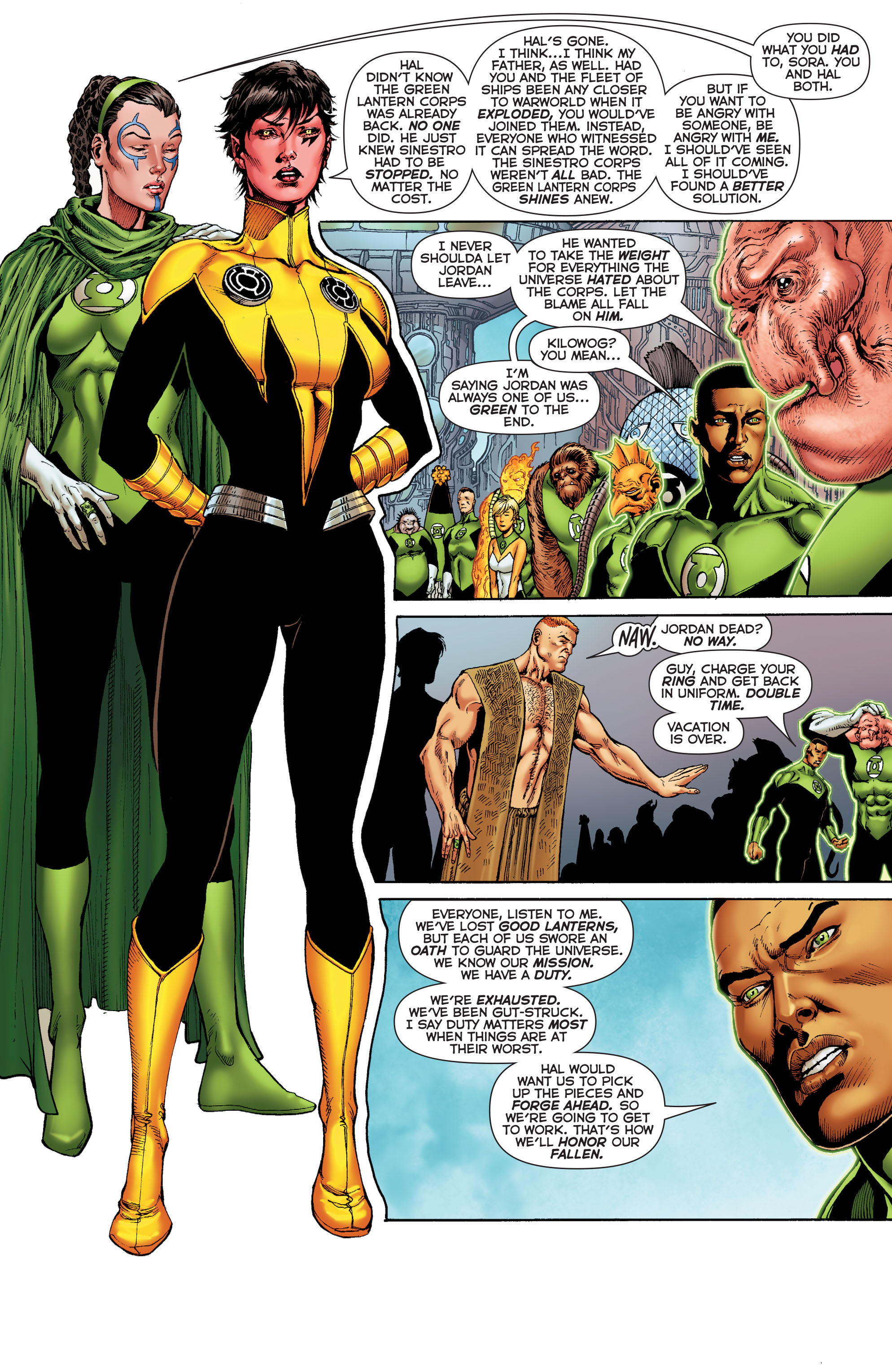 Read online Hal Jordan And The Green Lantern Corps comic -  Issue #8 - 9
