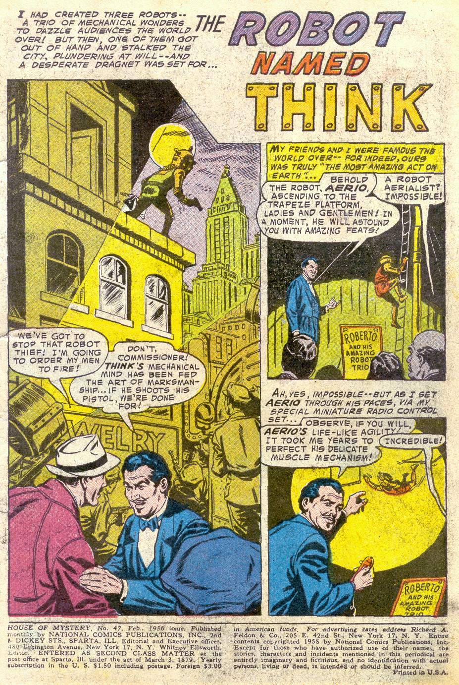 Read online House of Mystery (1951) comic -  Issue #47 - 3