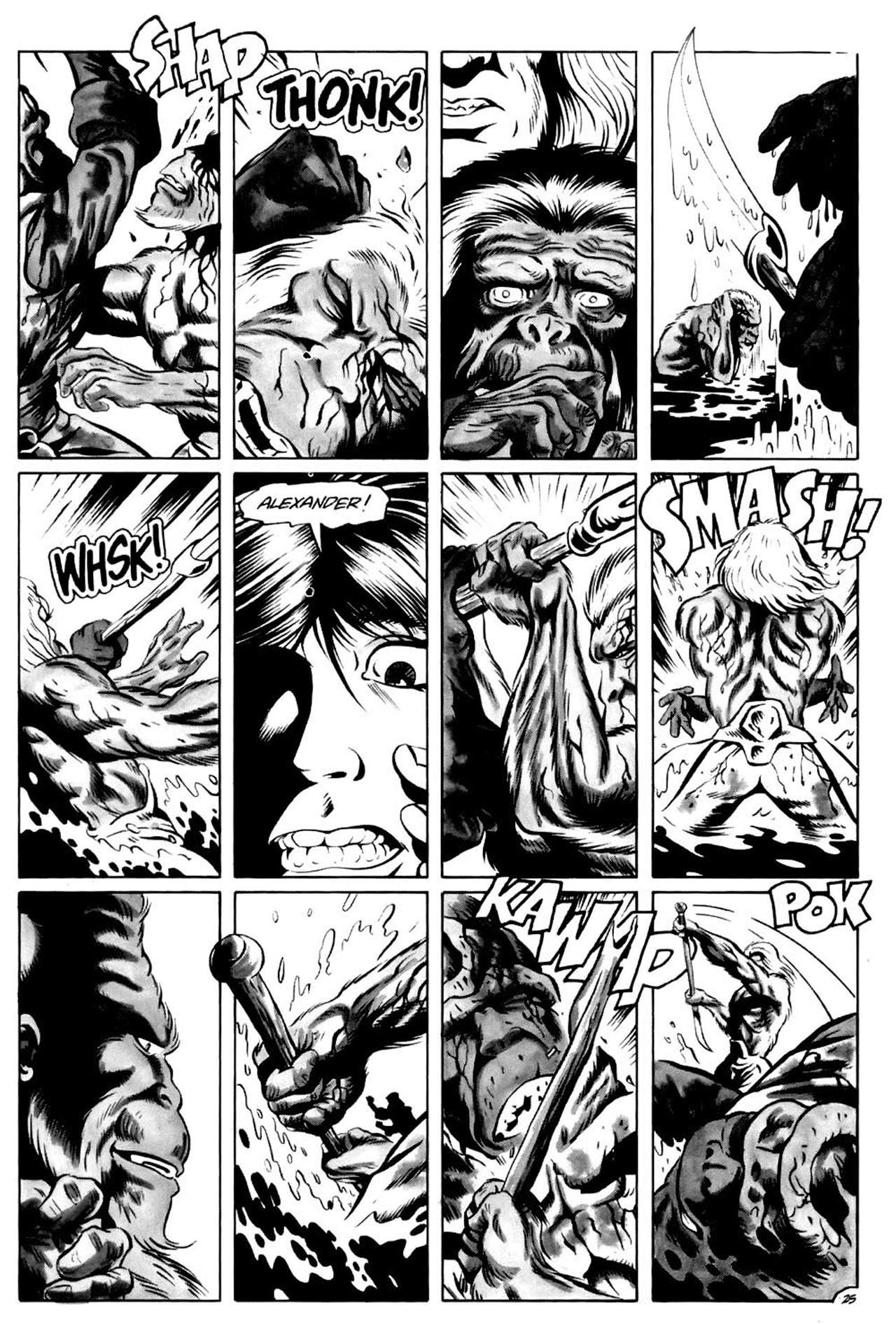 Read online Planet of the Apes (1990) comic -  Issue #4 - 27