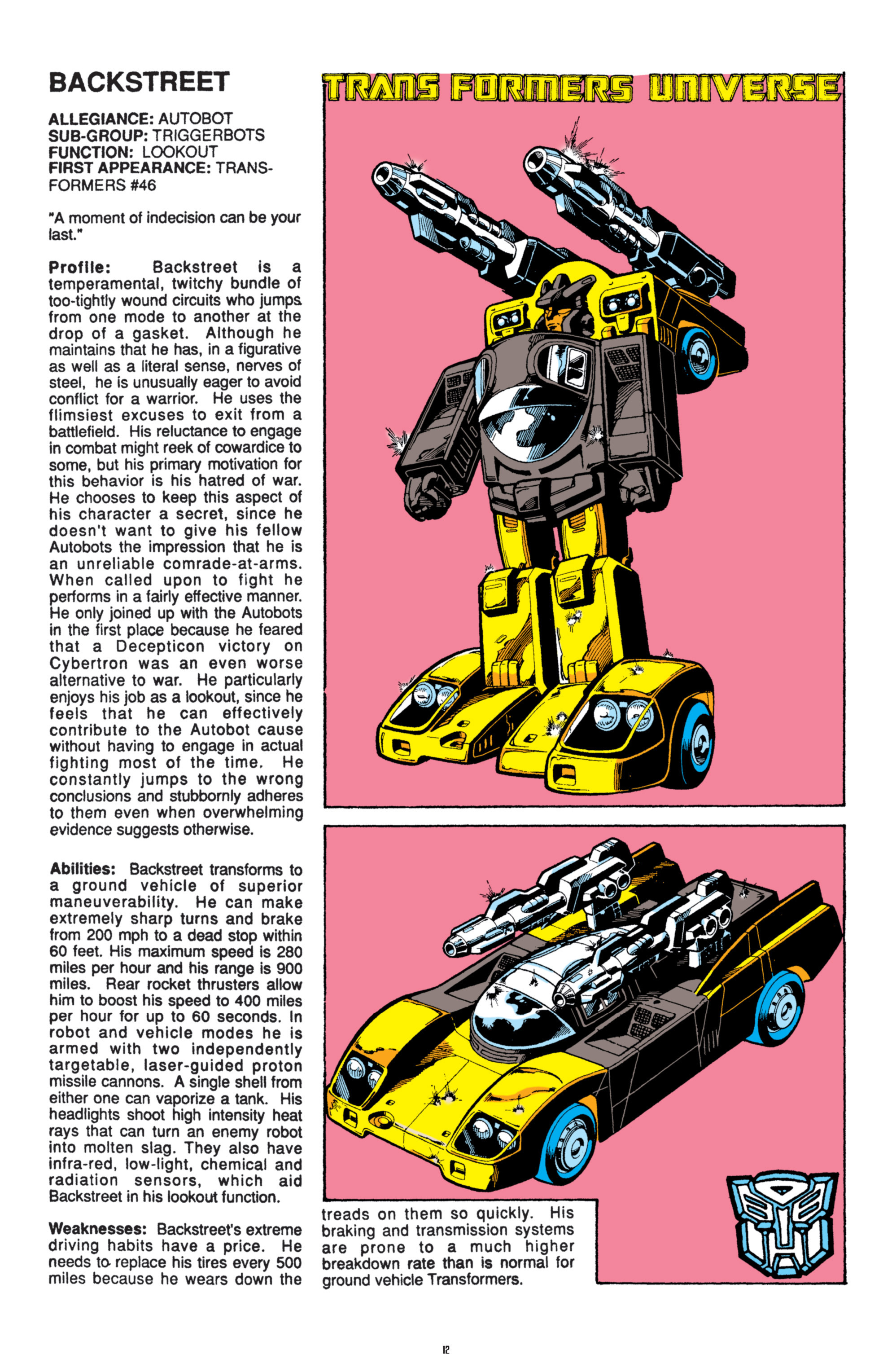 Read online The Transformers Classics comic -  Issue # TPB 8 - 12