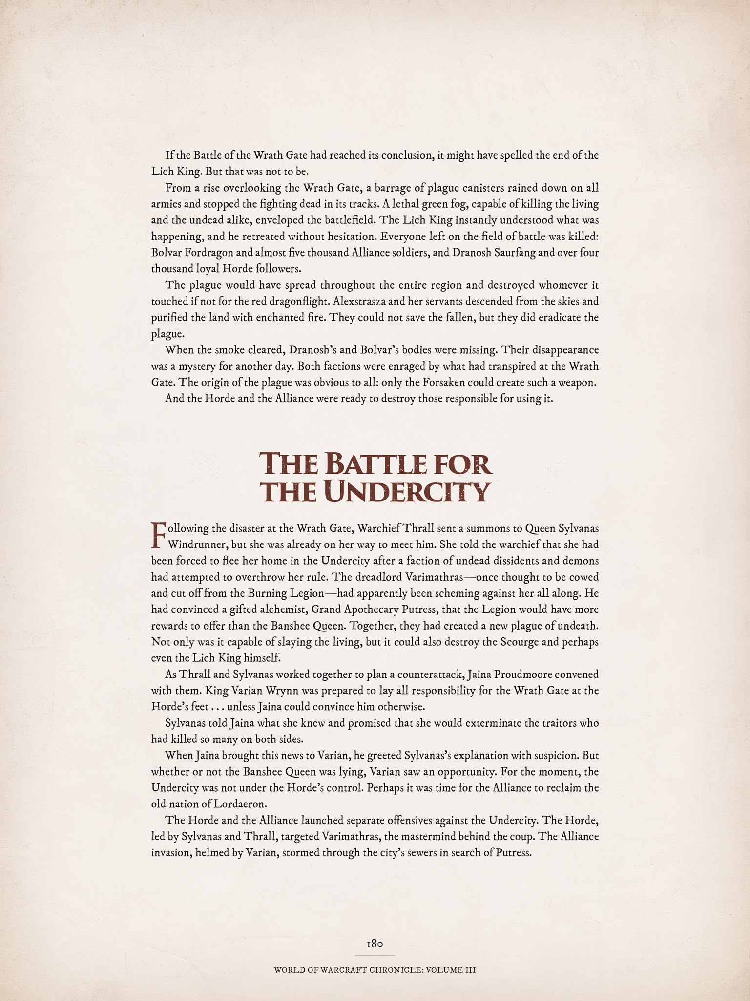 Read online World of Warcraft Chronicle Vol. 3 comic -  Issue # Full - 172