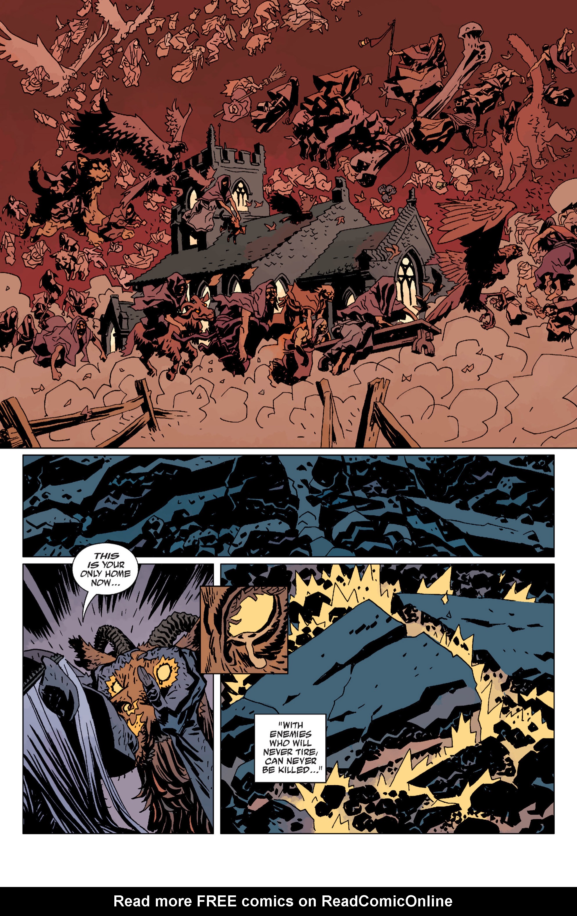 Read online Hellboy comic -  Issue #8 - 137