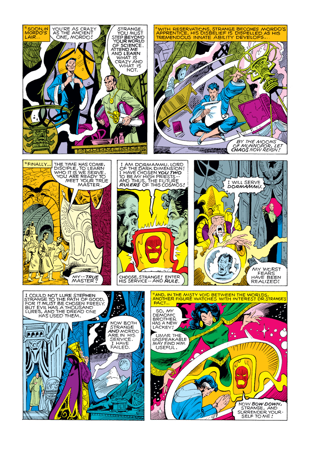 Read online What If? (1977) comic -  Issue #18 - Dr. Strange were a disciple of Dormammu - 7