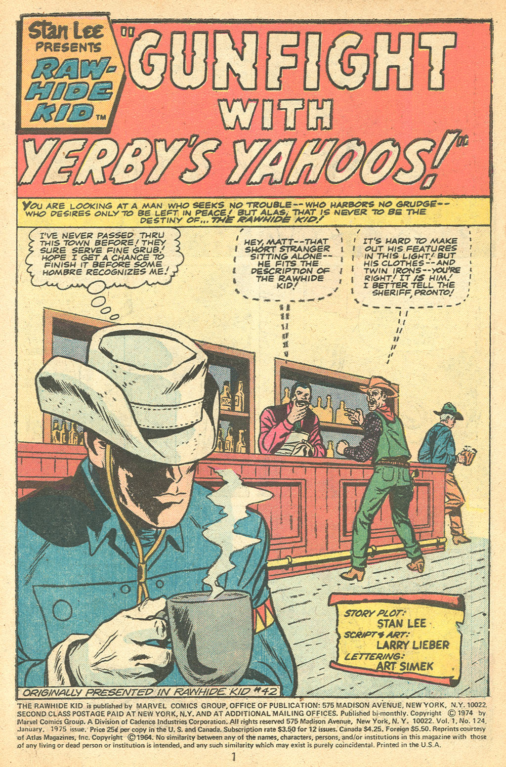 Read online The Rawhide Kid comic -  Issue #124 - 3