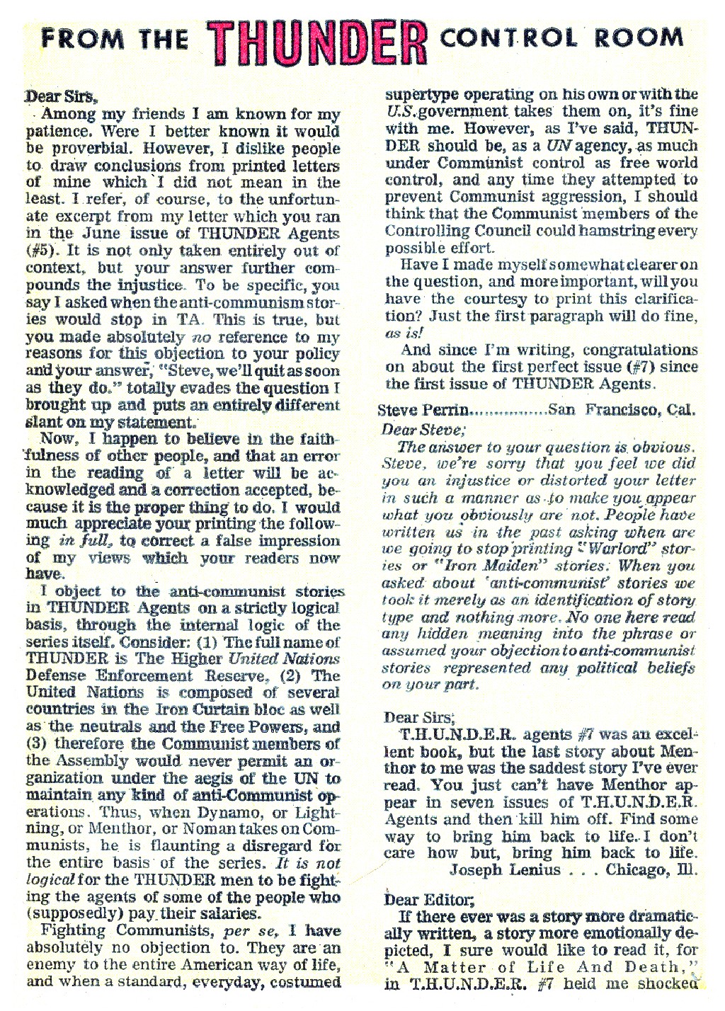 Read online T.H.U.N.D.E.R. Agents (1965) comic -  Issue #10 - 41