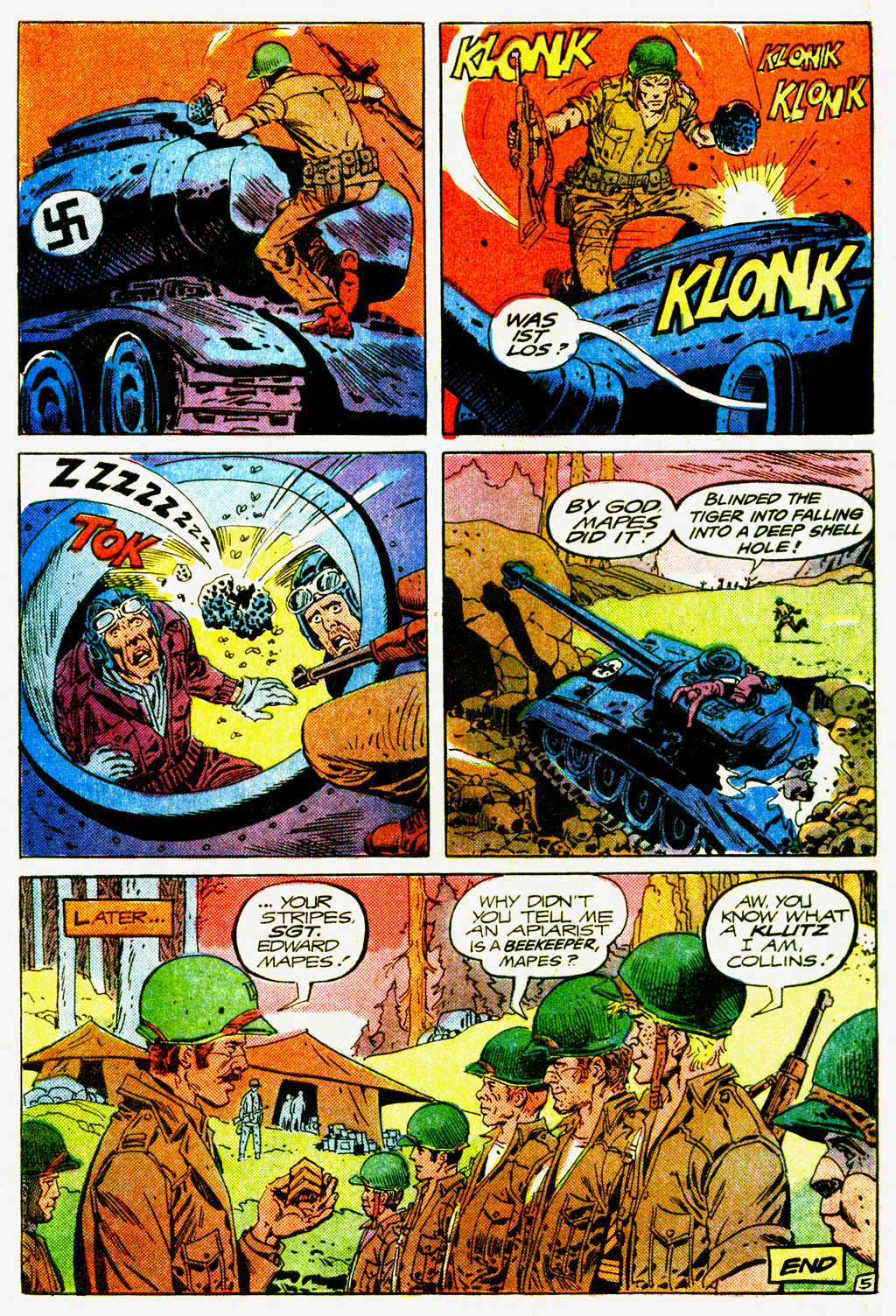 Read online G.I. Combat (1952) comic -  Issue #278 - 30