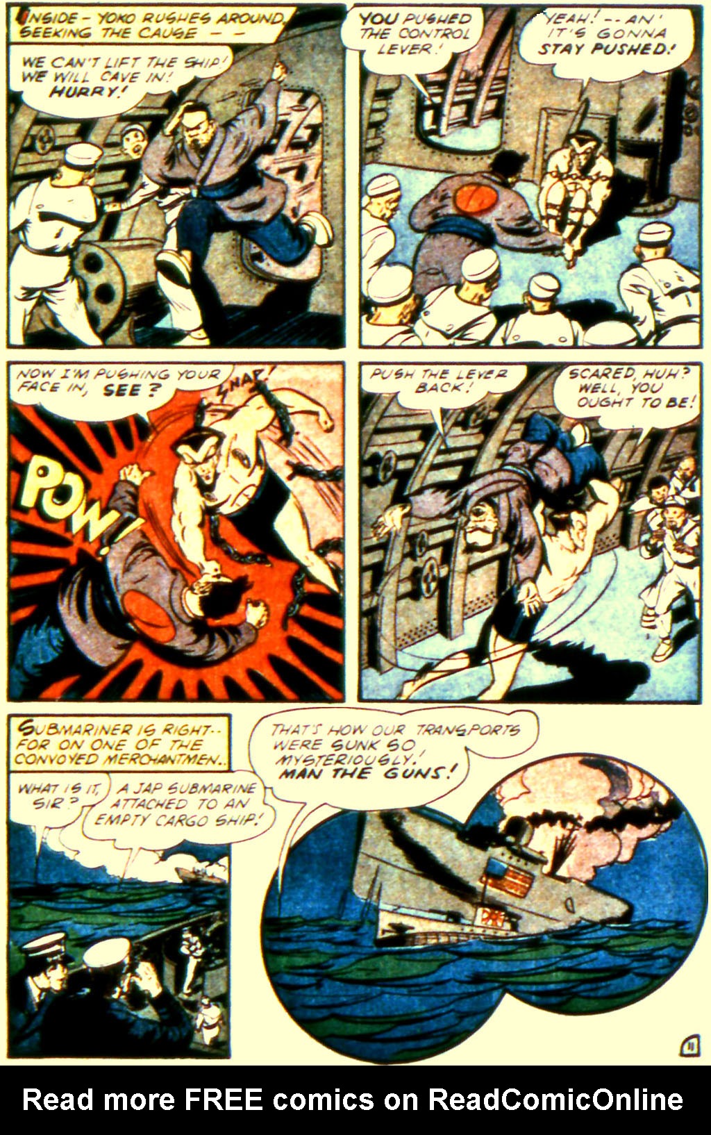 Read online Sub-Mariner Comics comic -  Issue #11 - 13