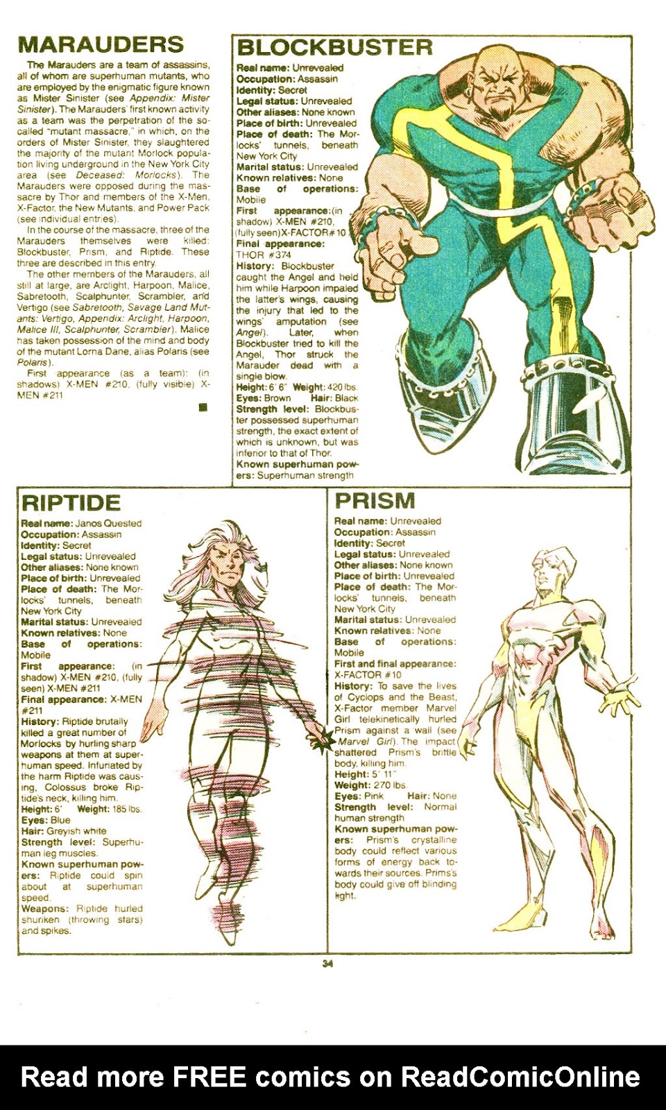 The Official Handbook of the Marvel Universe Deluxe Edition issue 18 - Page 36