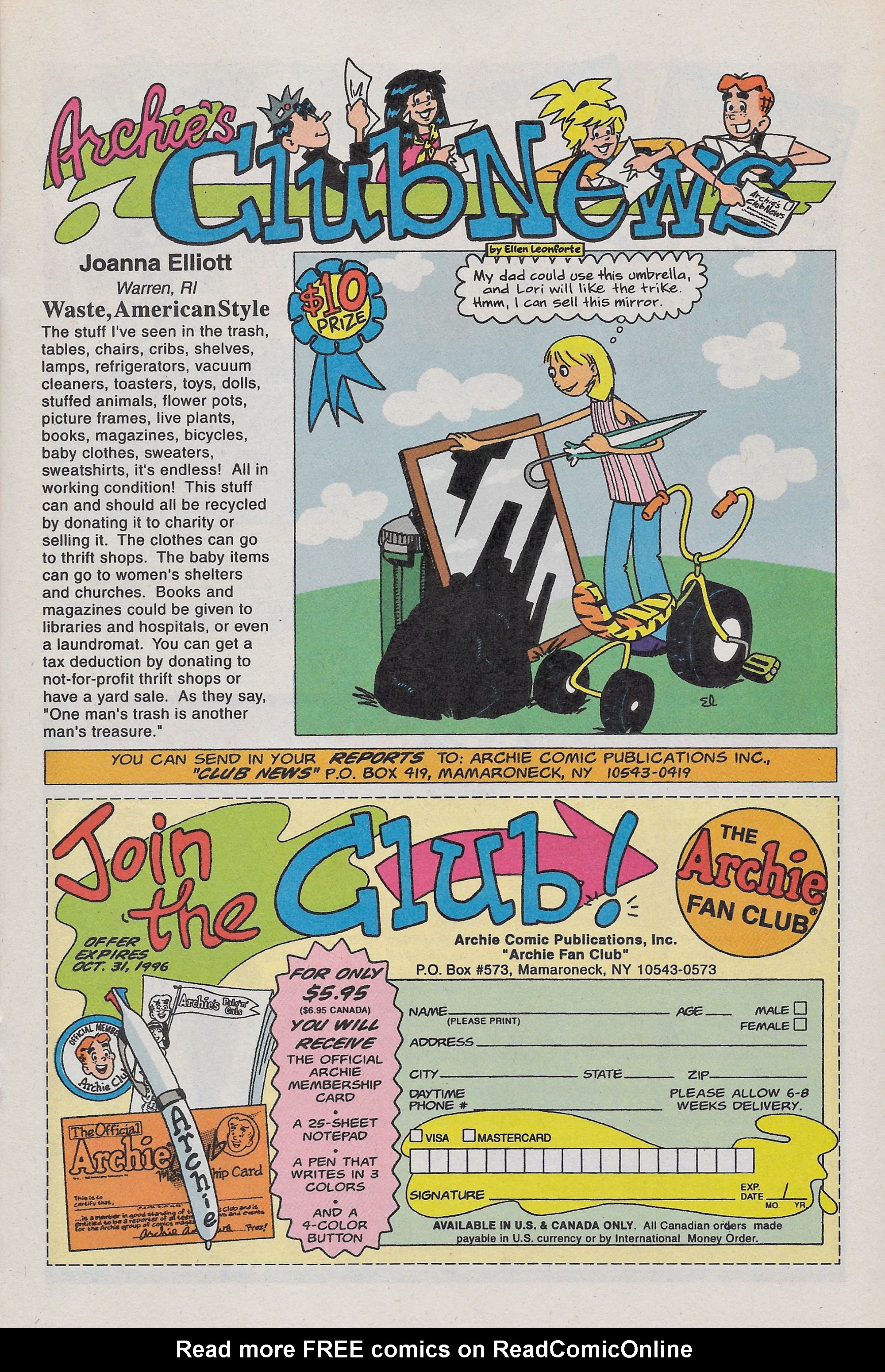 Read online Archie & Friends (1992) comic -  Issue #20 - 17