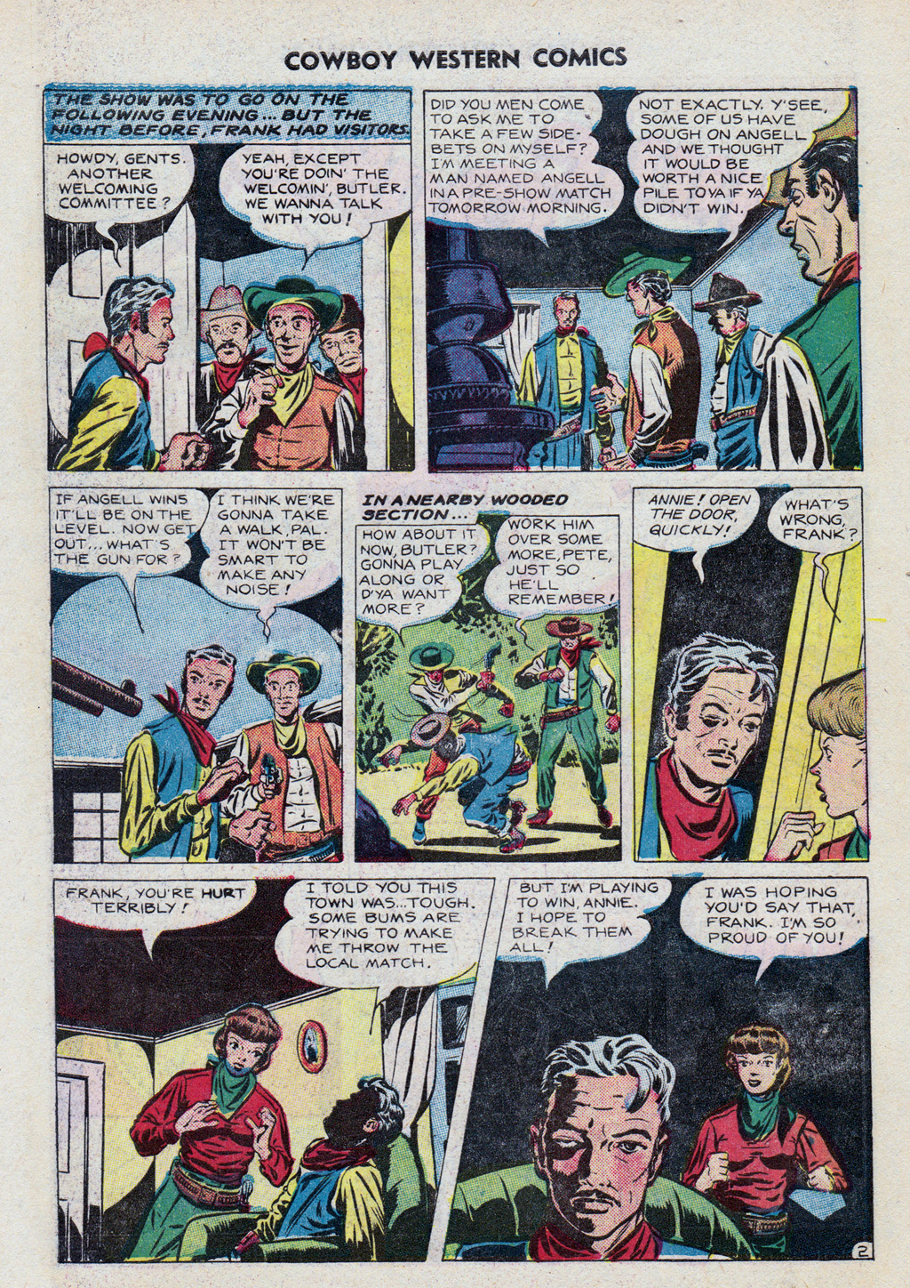 Read online Cowboy Western Comics (1948) comic -  Issue #23 - 24