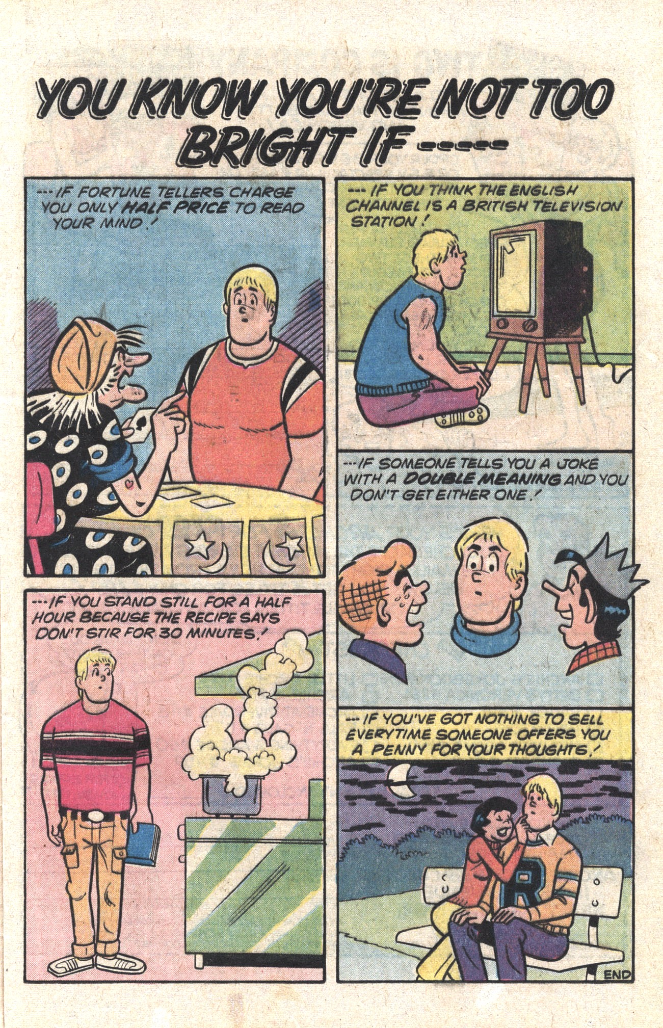 Read online Archie's Joke Book Magazine comic -  Issue #235 - 17