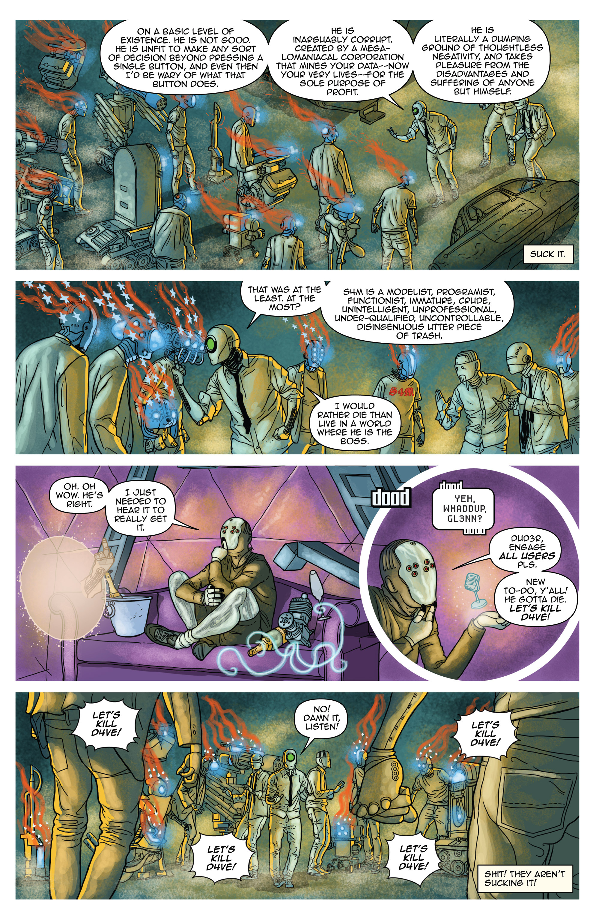 Read online D4VEocracy comic -  Issue #3 - 9