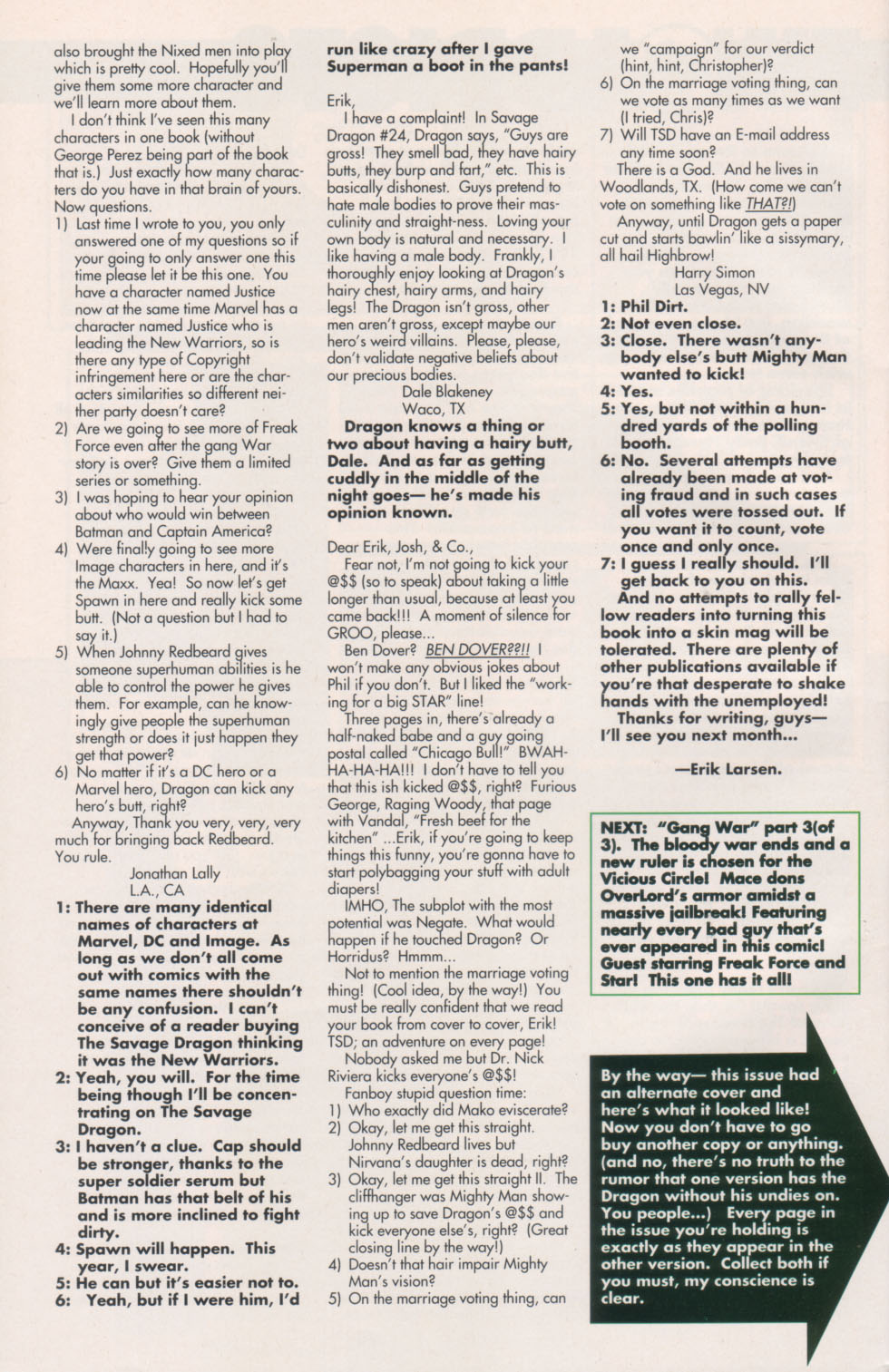 Read online The Savage Dragon (1993) comic -  Issue #25 - 51