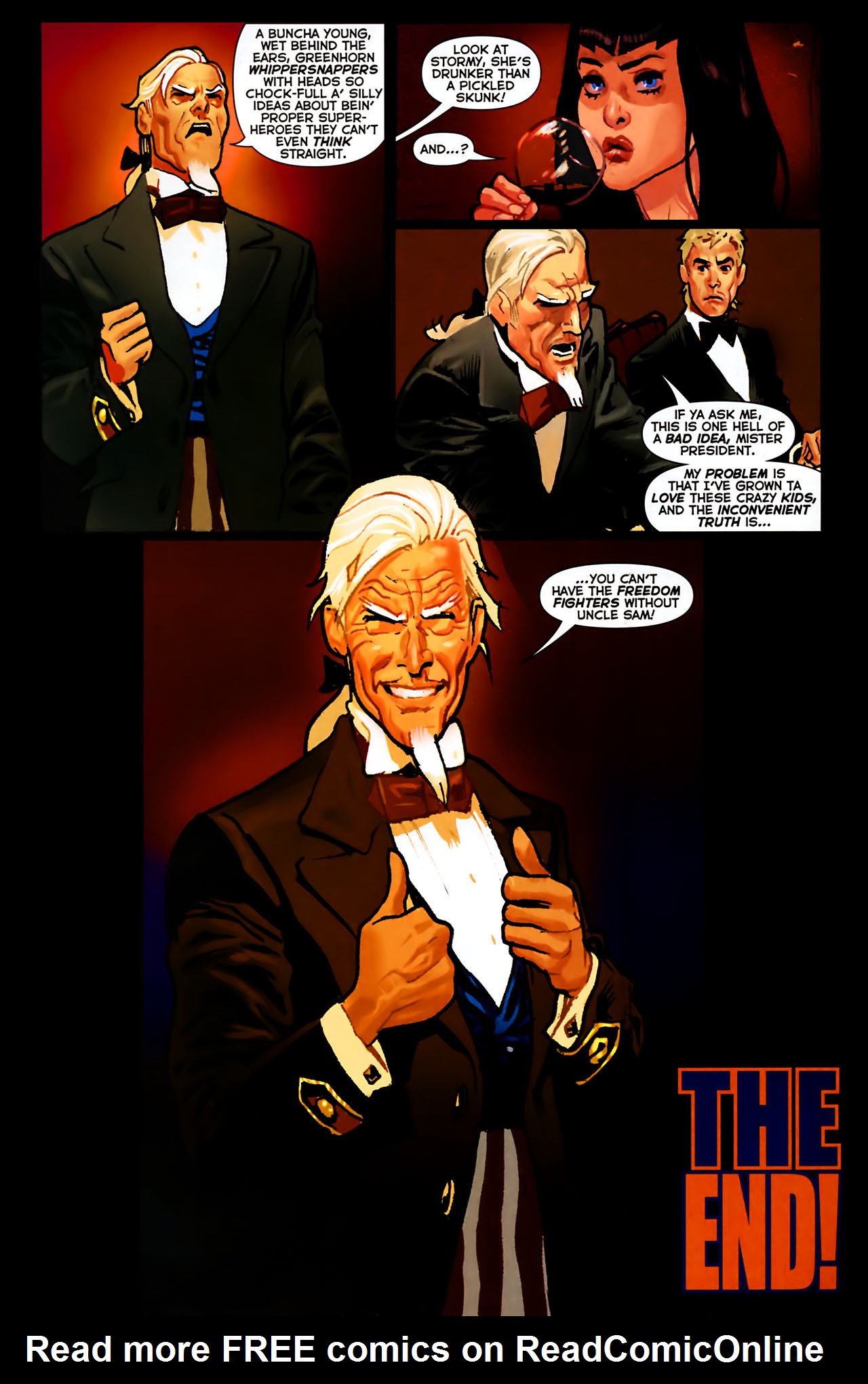 Read online Uncle Sam and the Freedom Fighters (2006) comic -  Issue #8 - 21