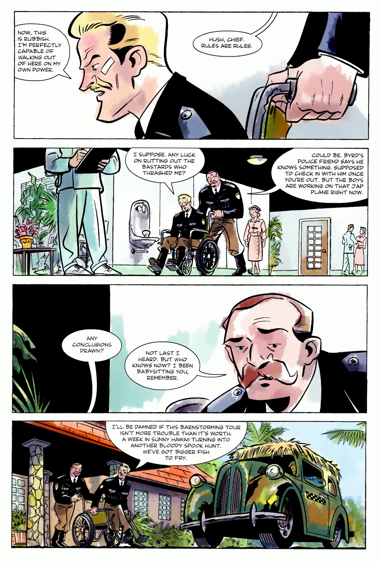 Read online Hawaiian Dick: Screaming Black Thunder comic -  Issue #4 - 7