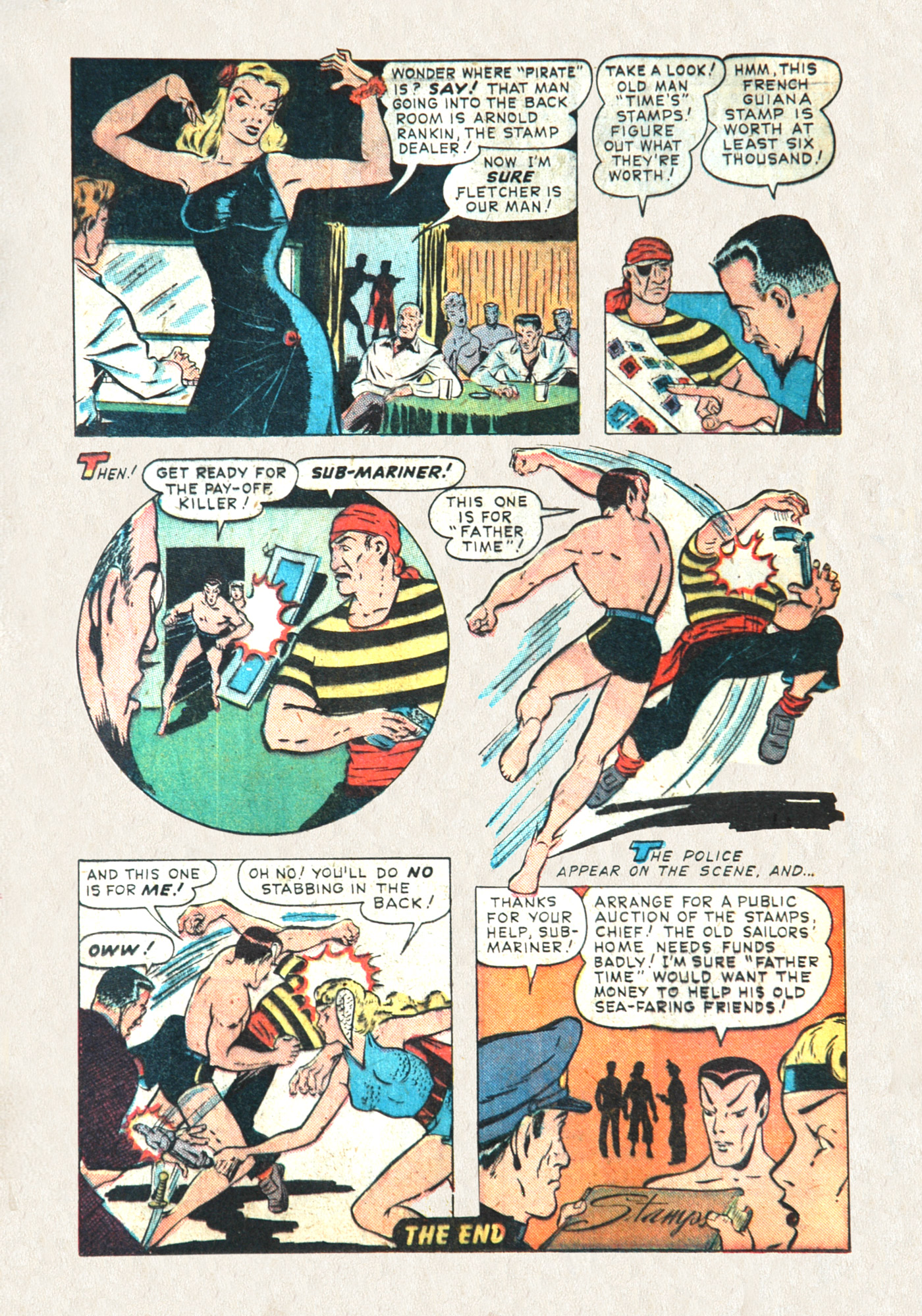 Read online Blonde Phantom Comics comic -  Issue #15 - 20